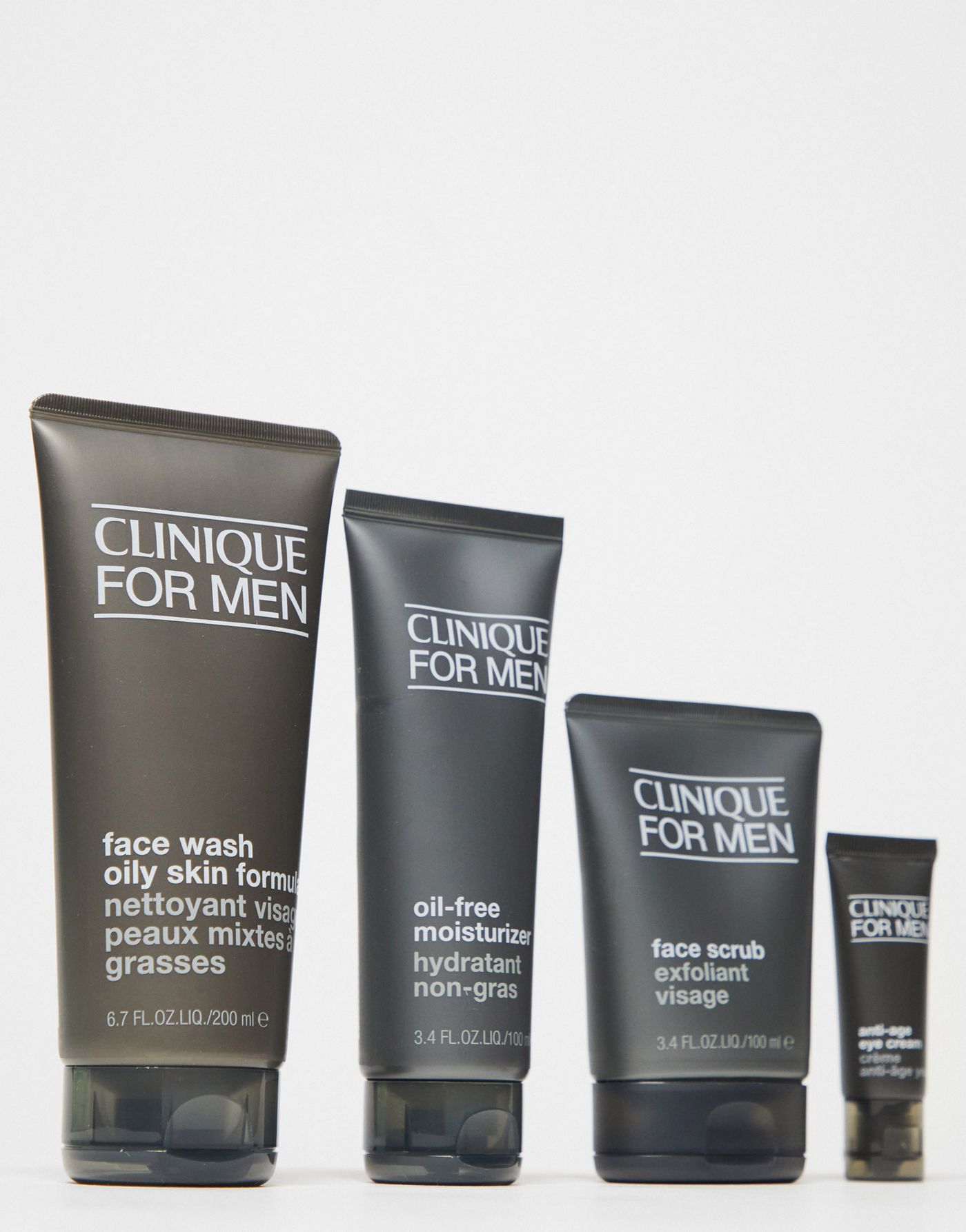 Clinique For Men Skincare Essentials Gift Set For Oily Skin Types (save 15%)