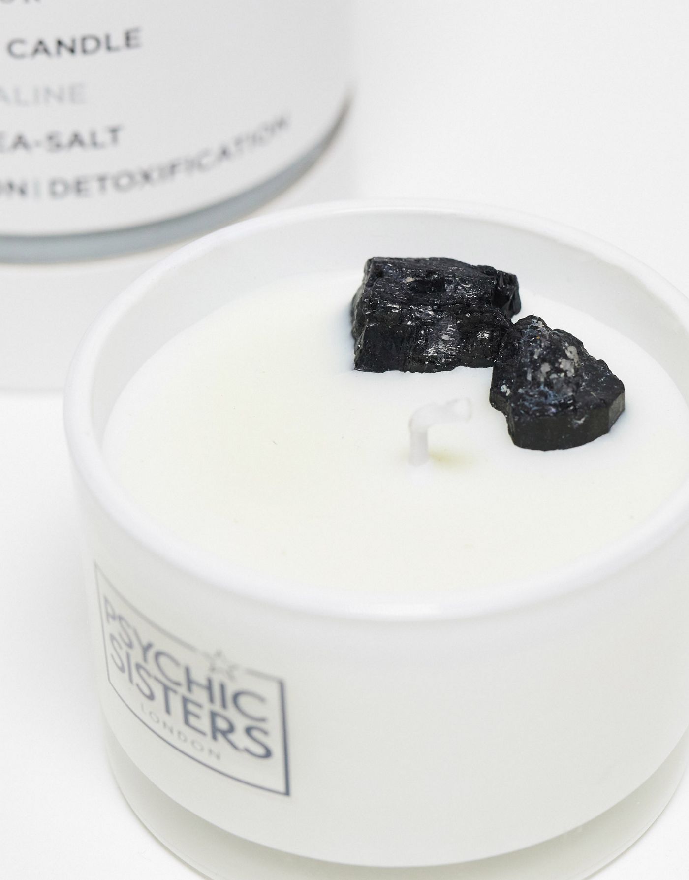 Psychic Sisters x ASOS Exclusive Black Obsidian Gemstone Candle 100g