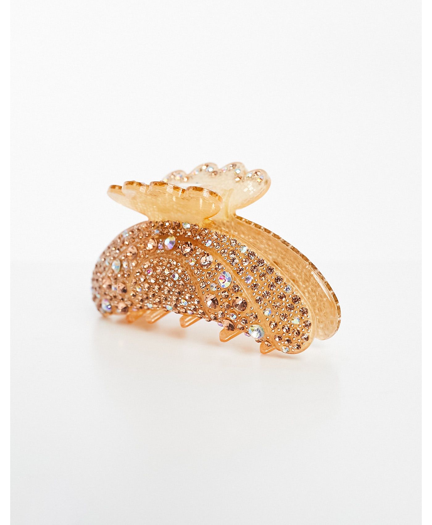 SUI AVA helen reflects hair claw clip in gold embellished