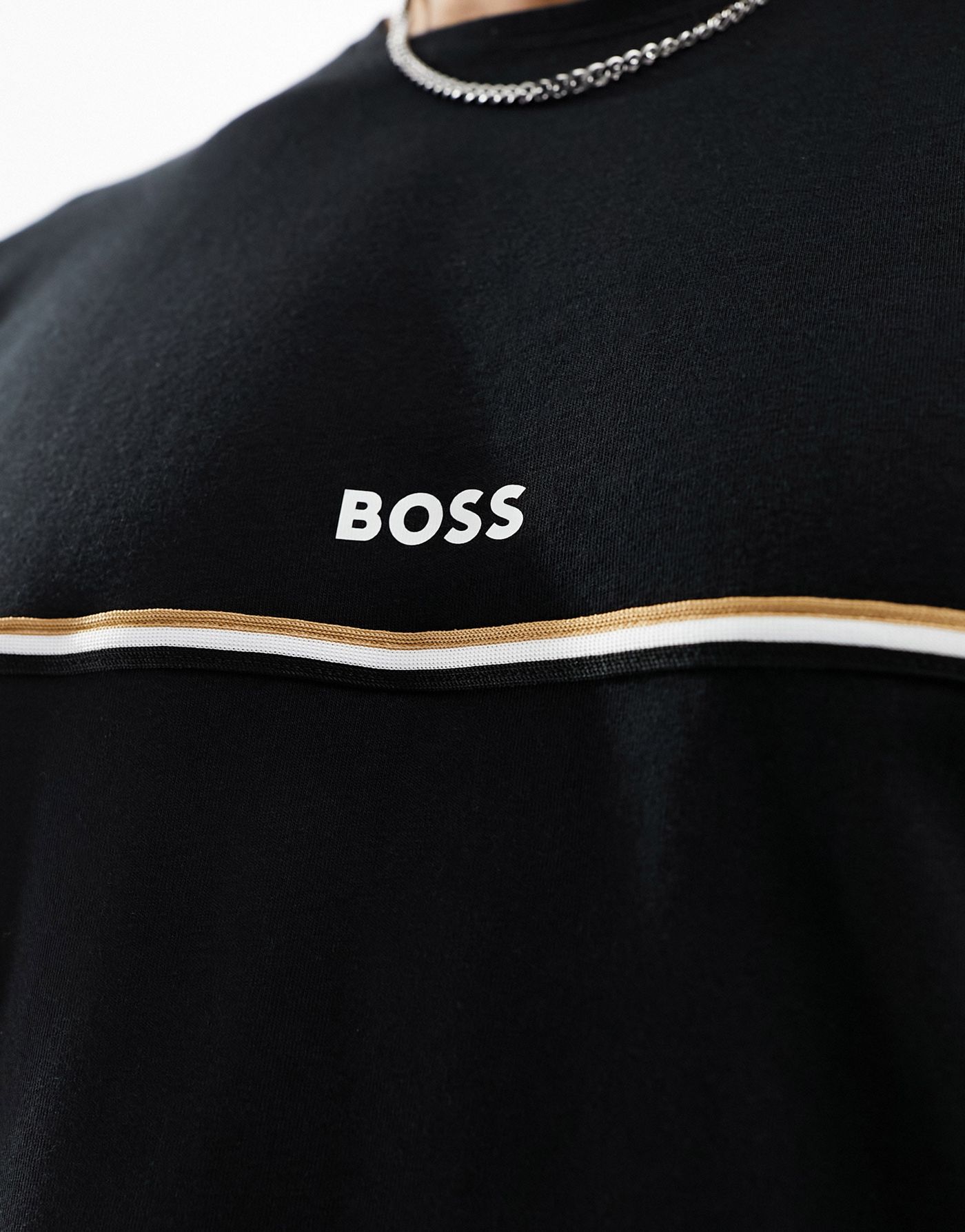 Boss Bodywear unique t-shirt with small logo in black
