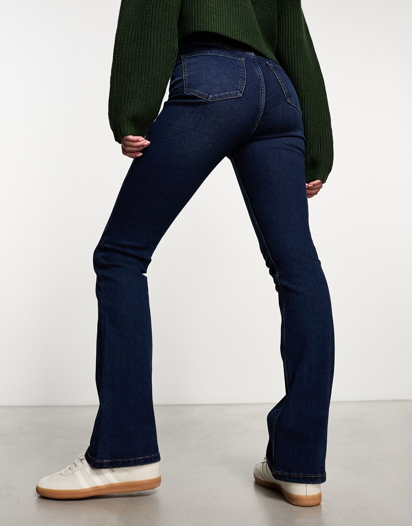 New Look flared jeans in blue