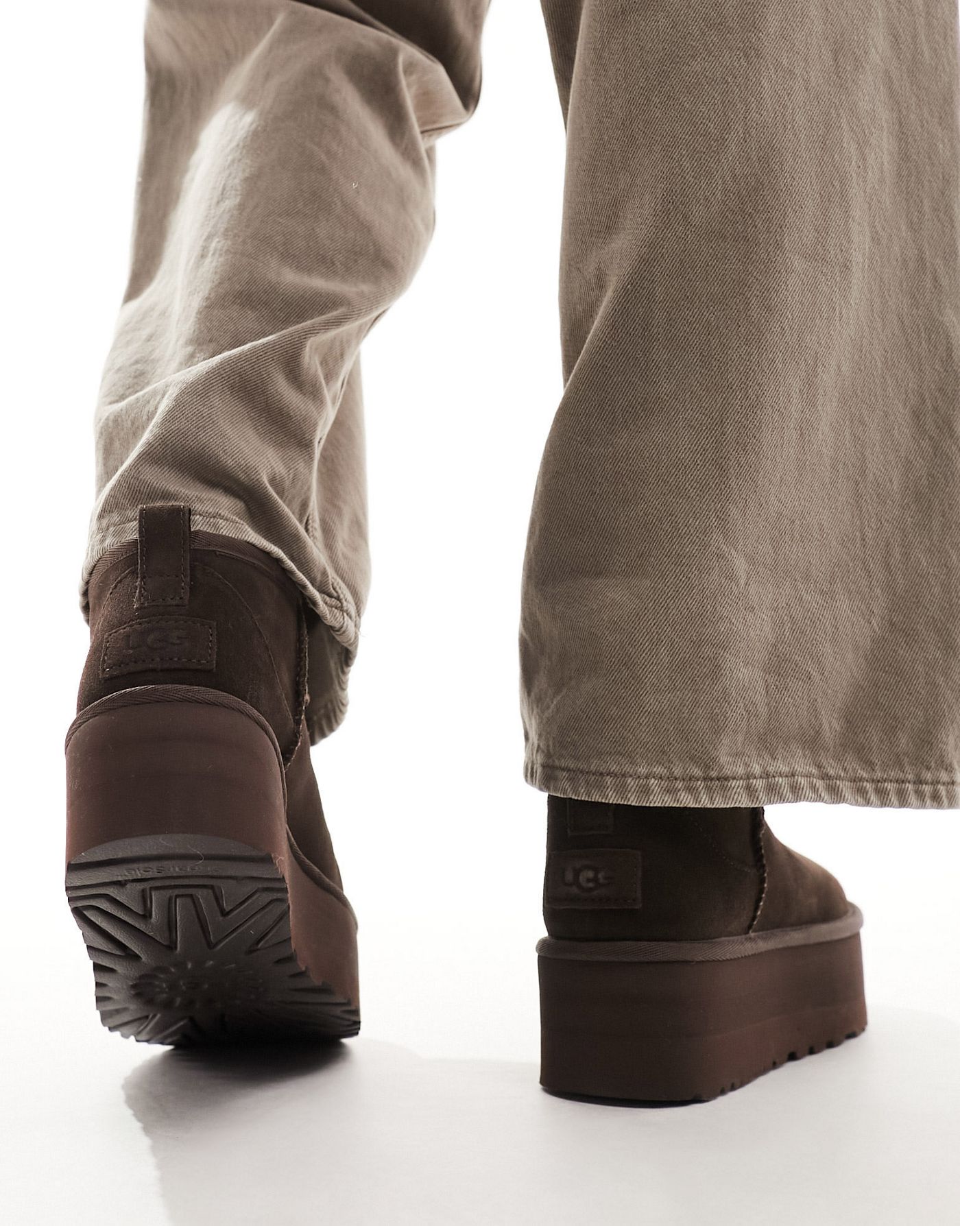 UGG Classic ultra mini platform boots in brown