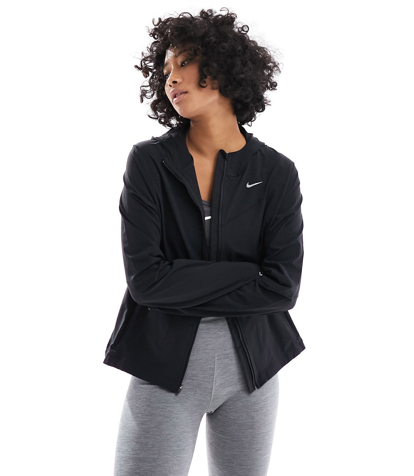 Nike Running Swift UV jacket in black