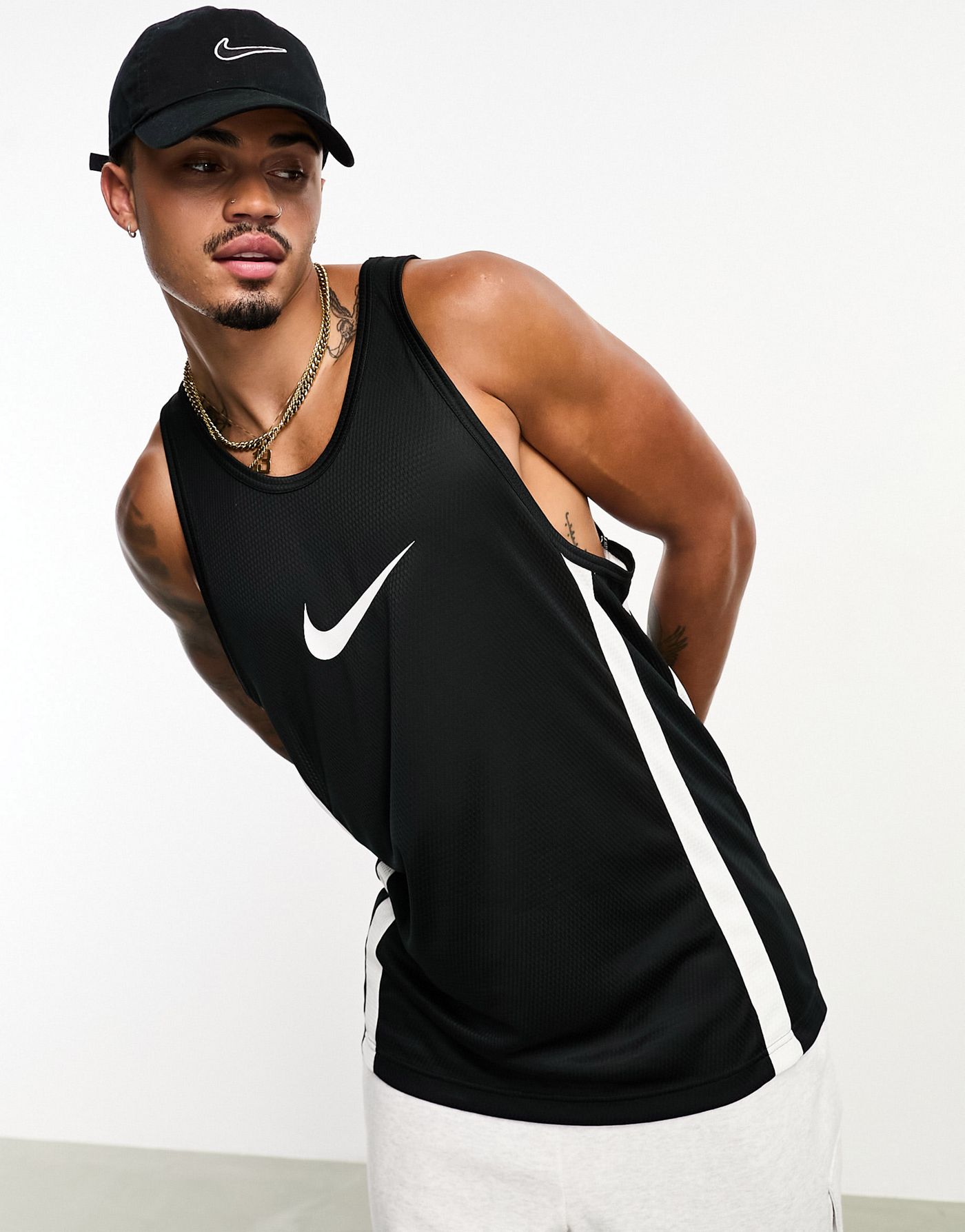 Nike Running Miler Dri-FIT t-shirt in grey