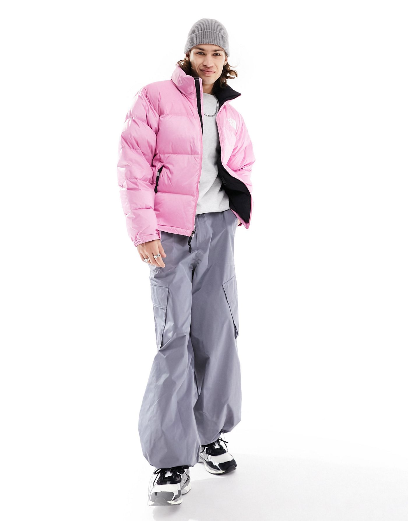 The North Face '96 Retro Nuptse down puffer jacket in pink