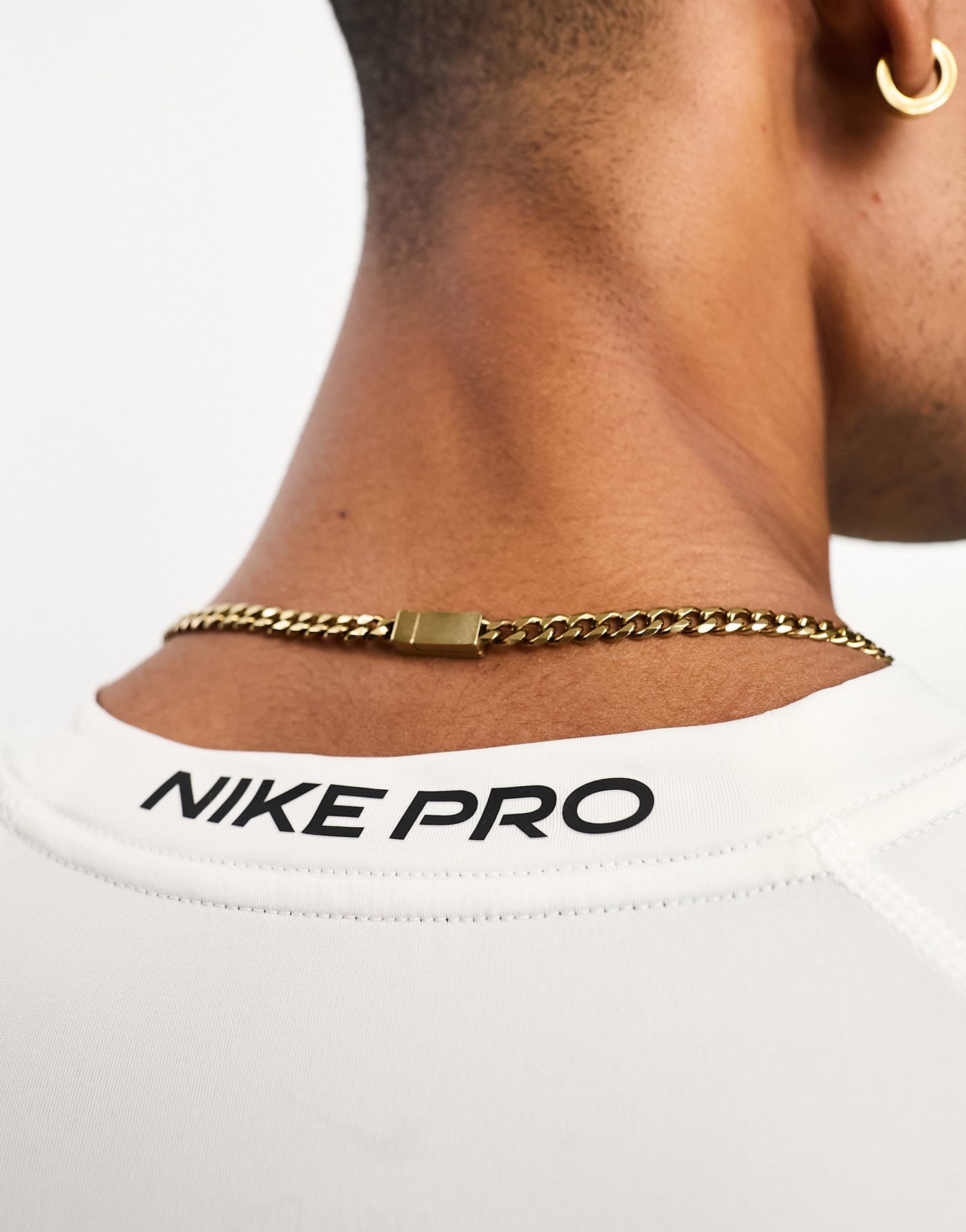 Nike Training Pro Dri-FIT tight t-shirt in white