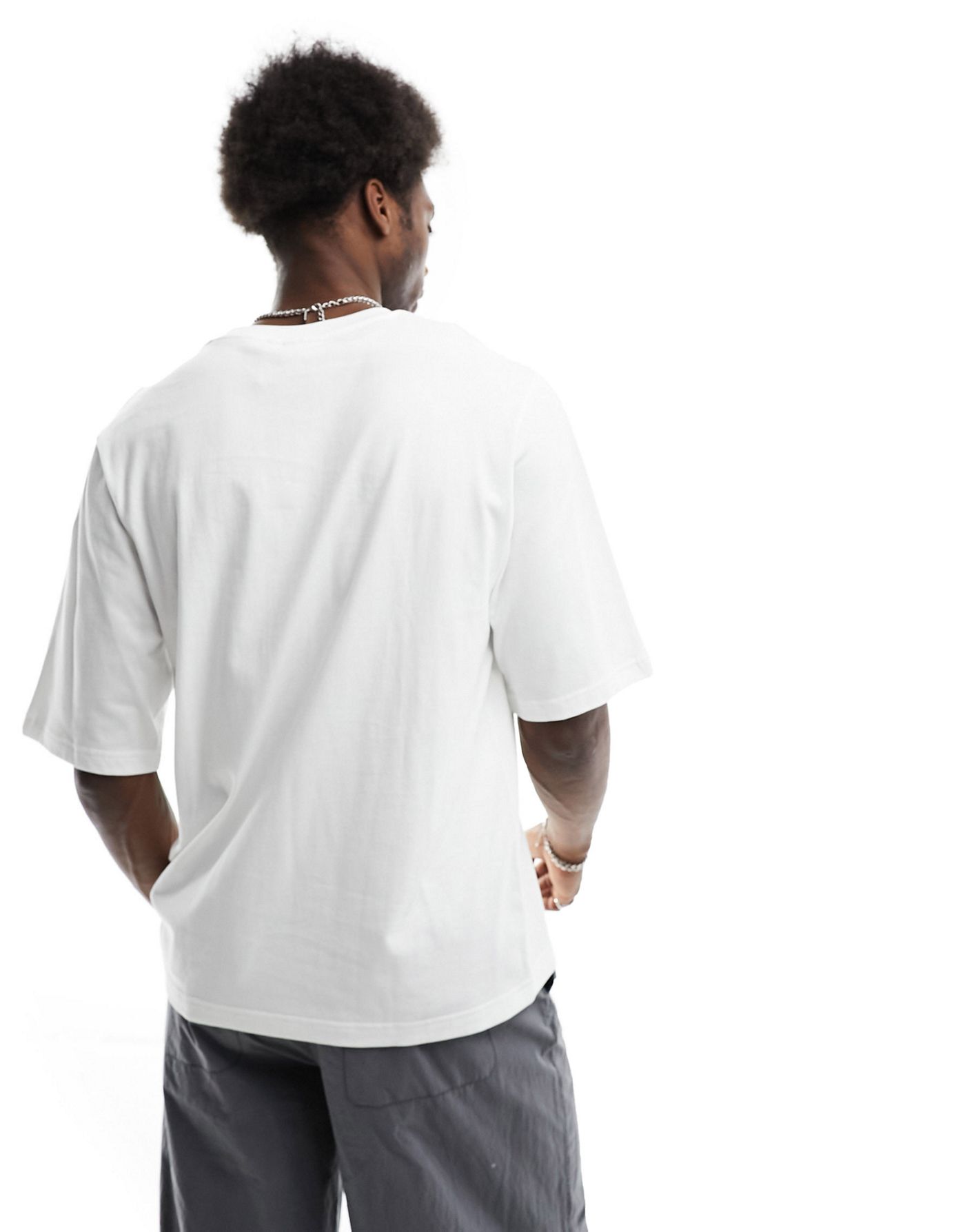 adidas Raglan Cutline T-Shirt in White