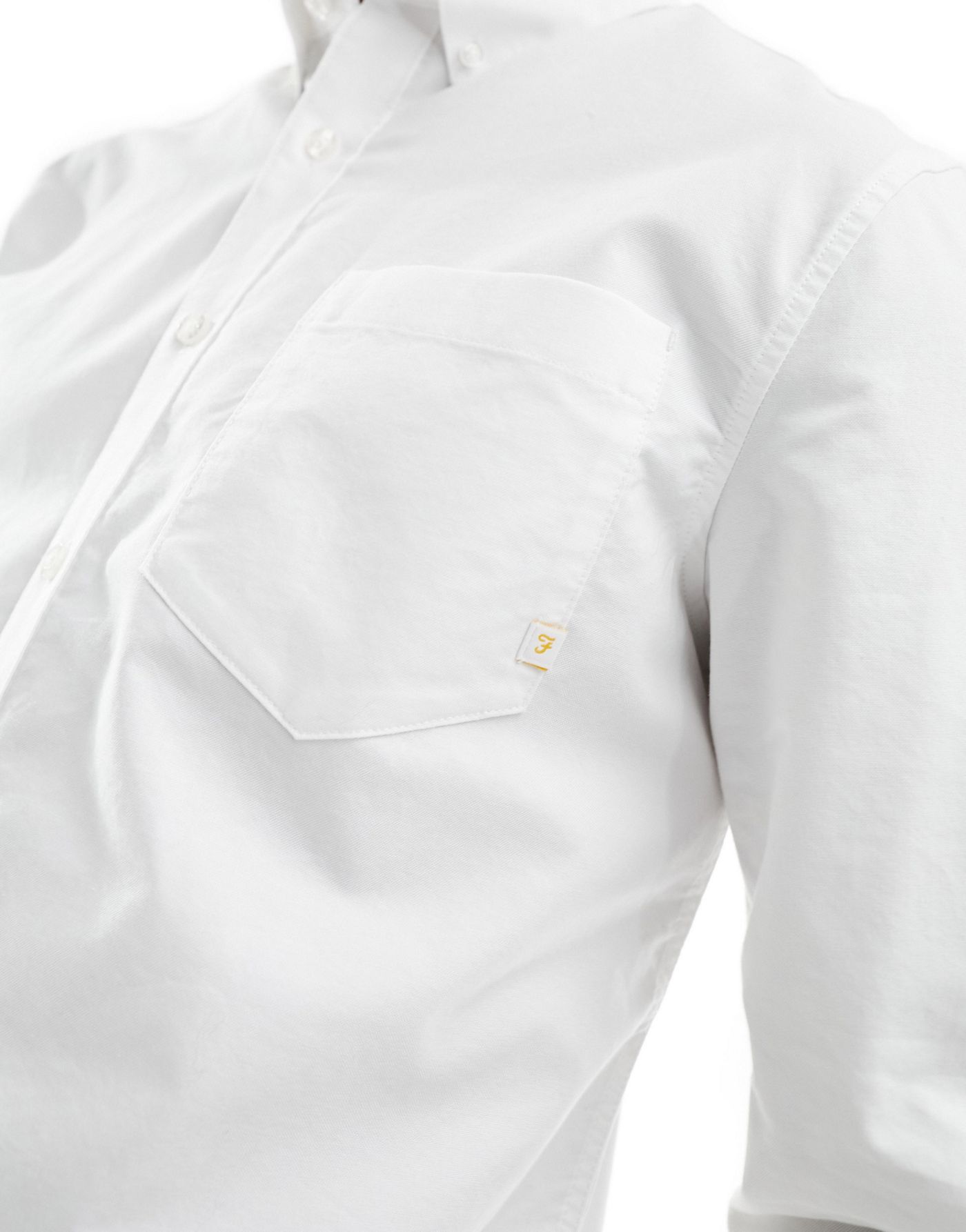 Farah brewer relaxed shirt in white