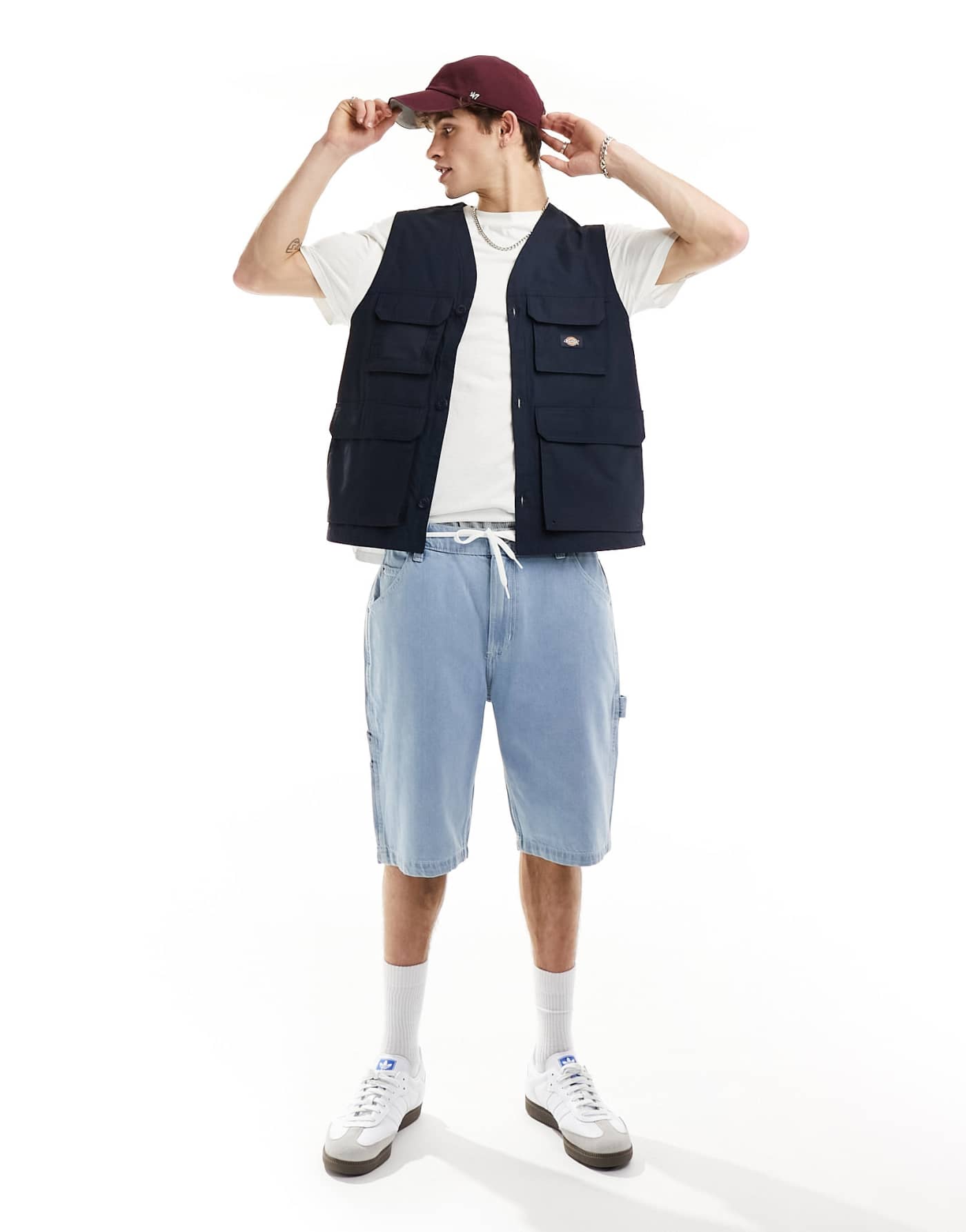 Dickies fisherville gilet vest in dark navy