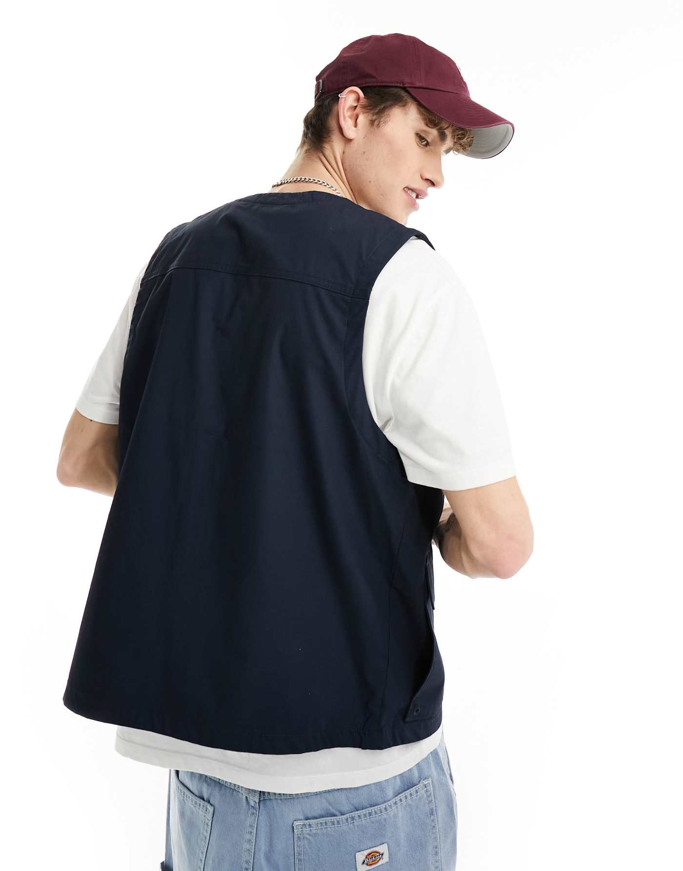 Dickies fisherville gilet vest in dark navy