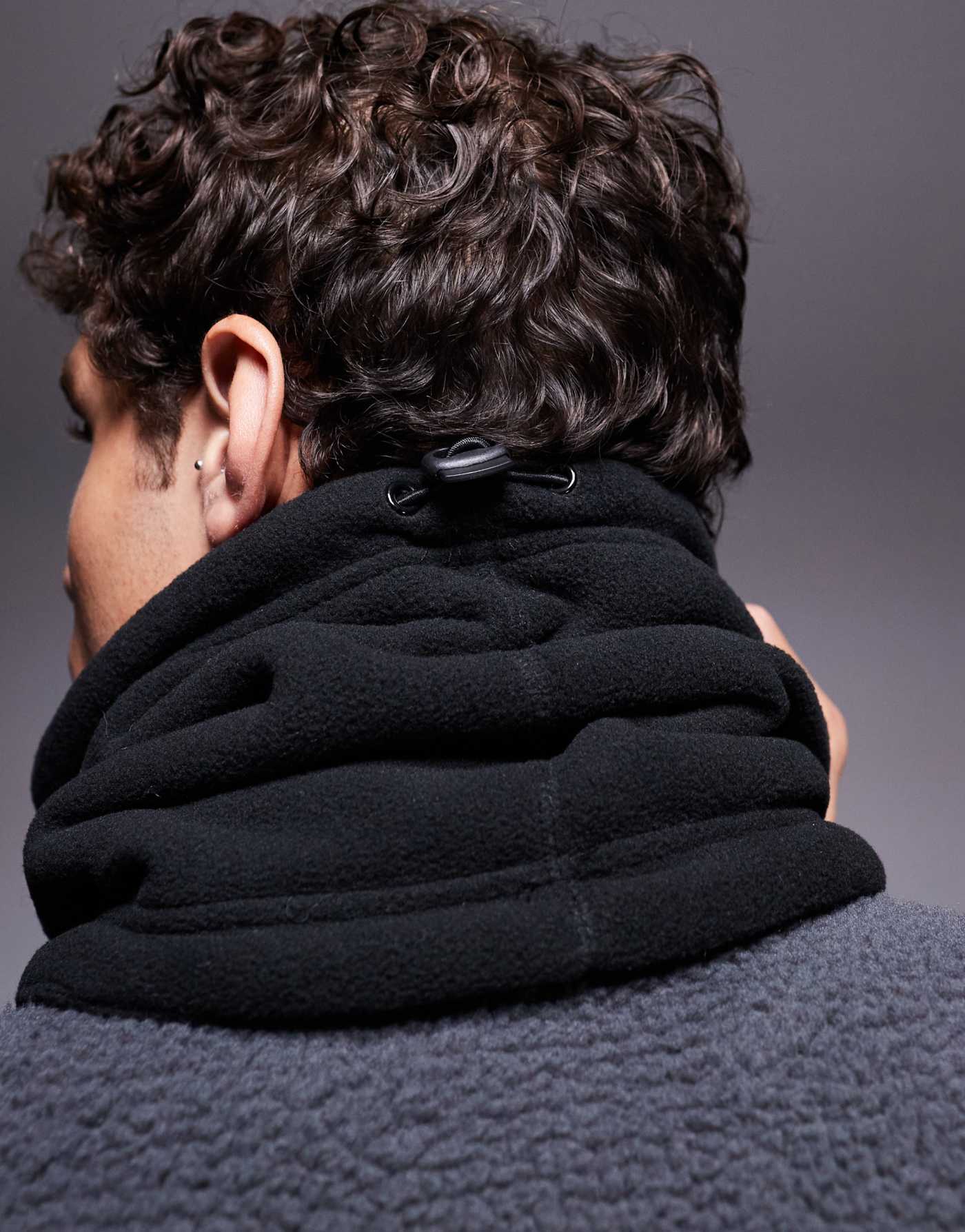 ASOS 4505 Ski fleece snood in black