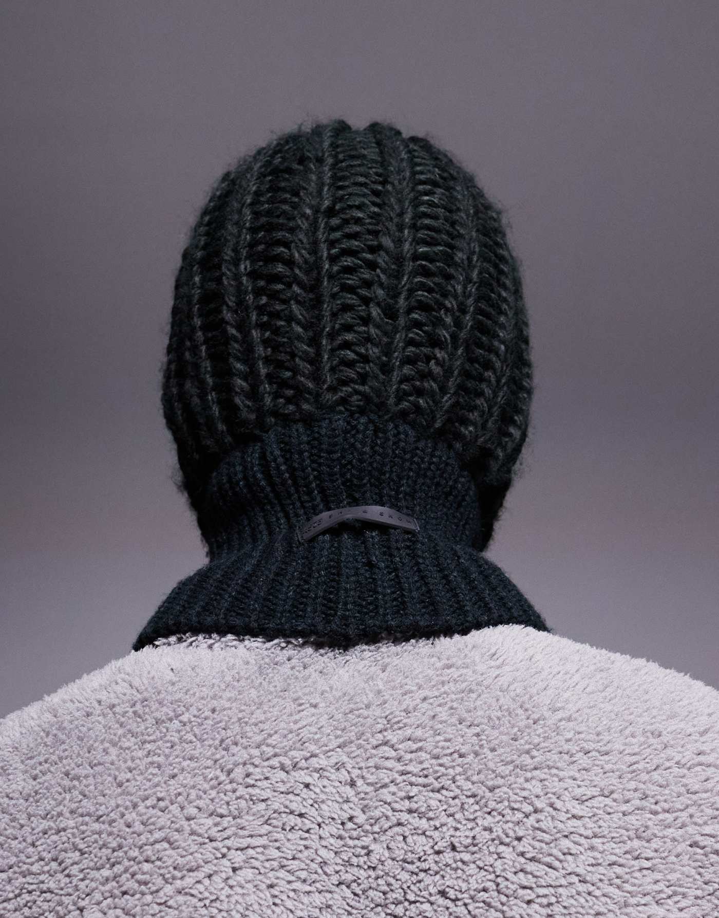 ASOS 4505 Ski knitted balaclava in black