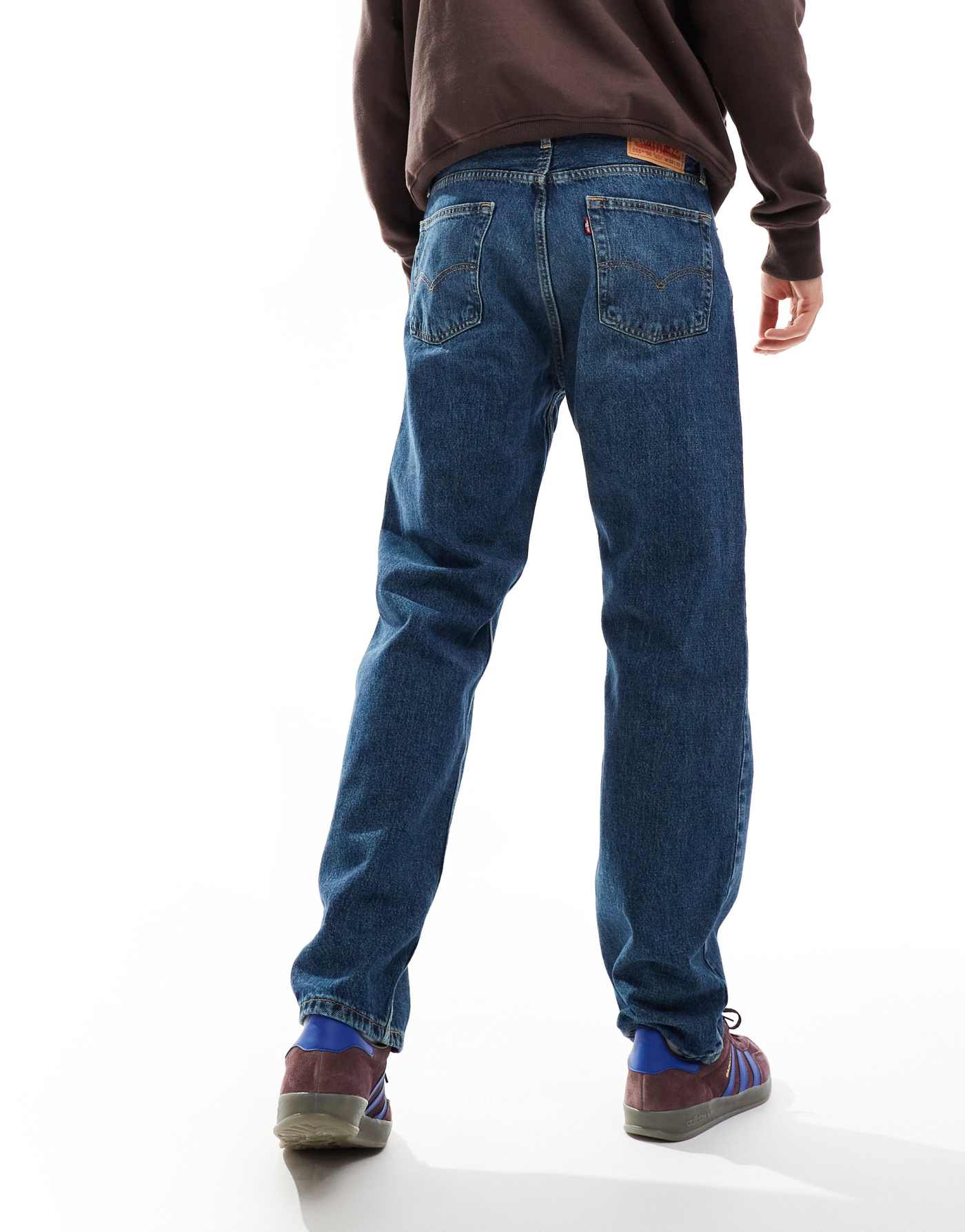 Levi's 555 '96 relaxed straight fit jeans in mid blue