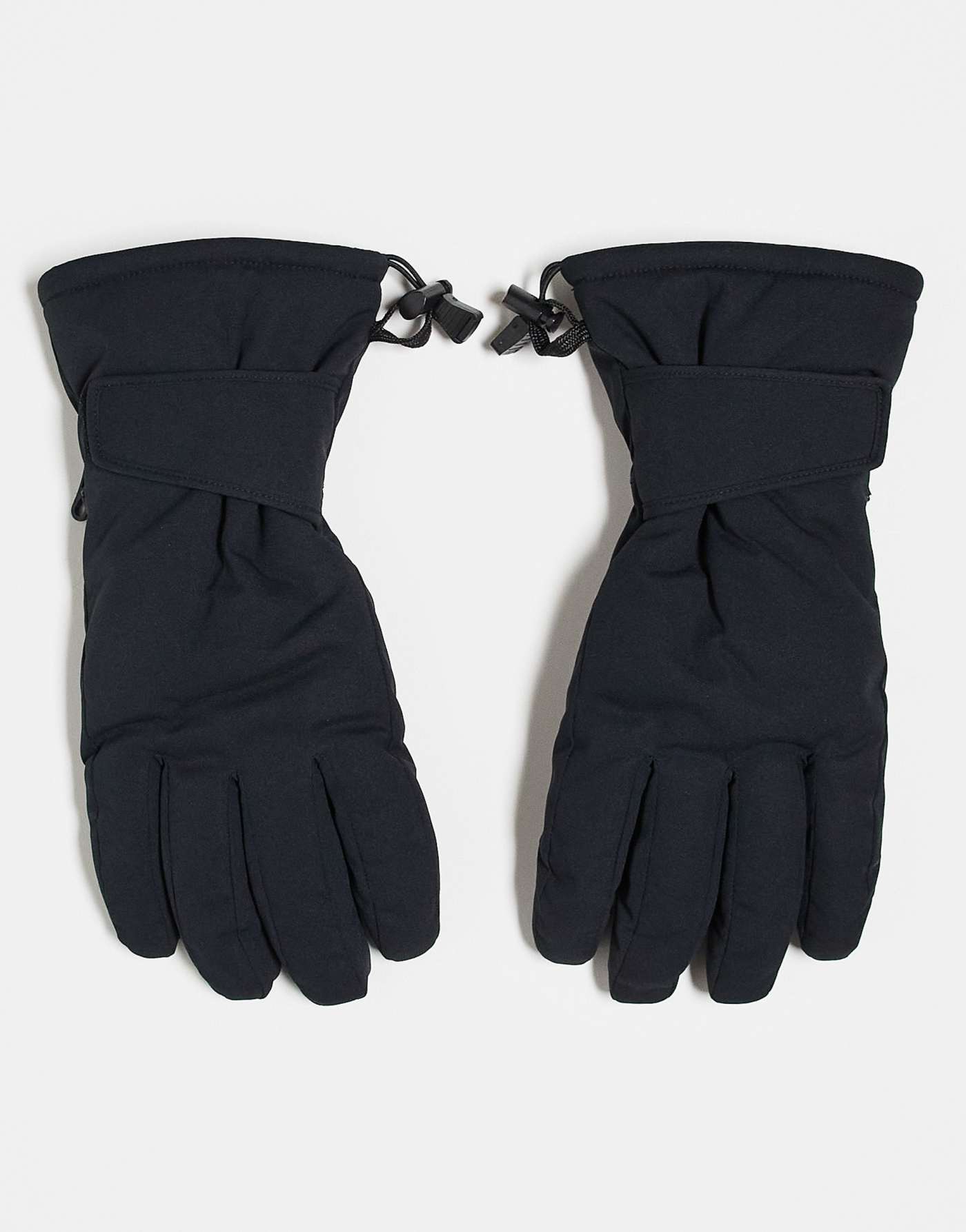 ASOS 4505 Ski water repellent ski glove with goggle wipe in black