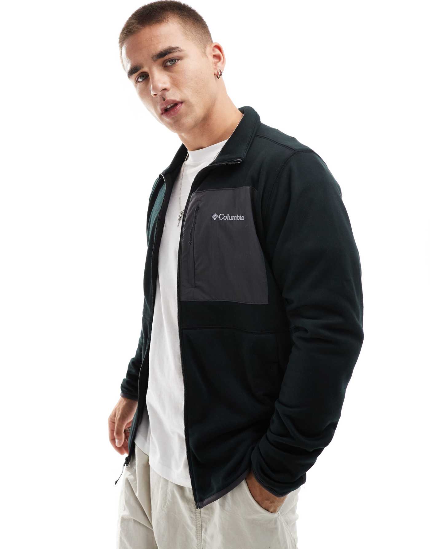 Columbia Columbia Hike full zip fleece in black