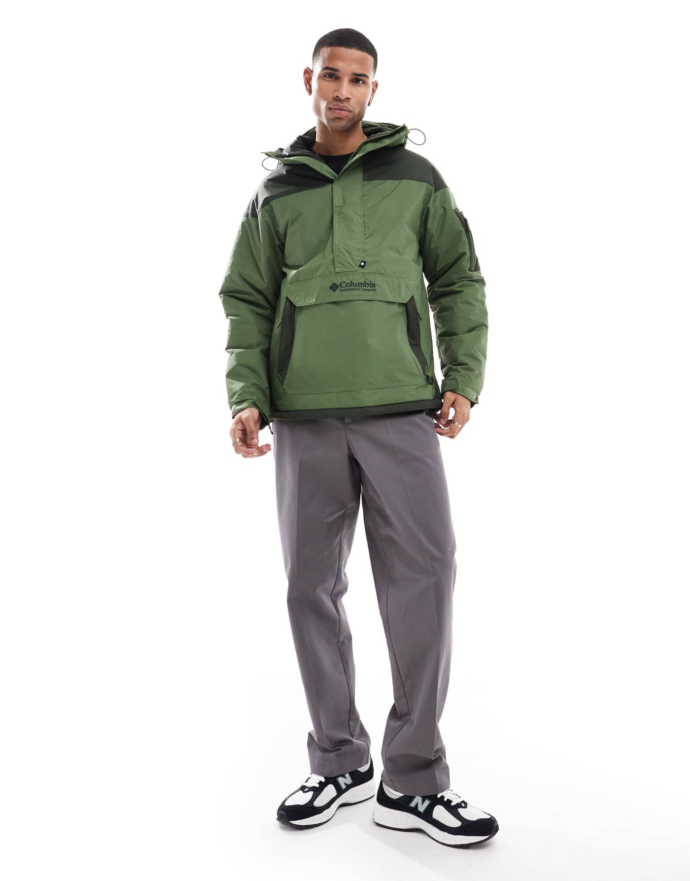 Columbia Challenger II insulated pullover in green