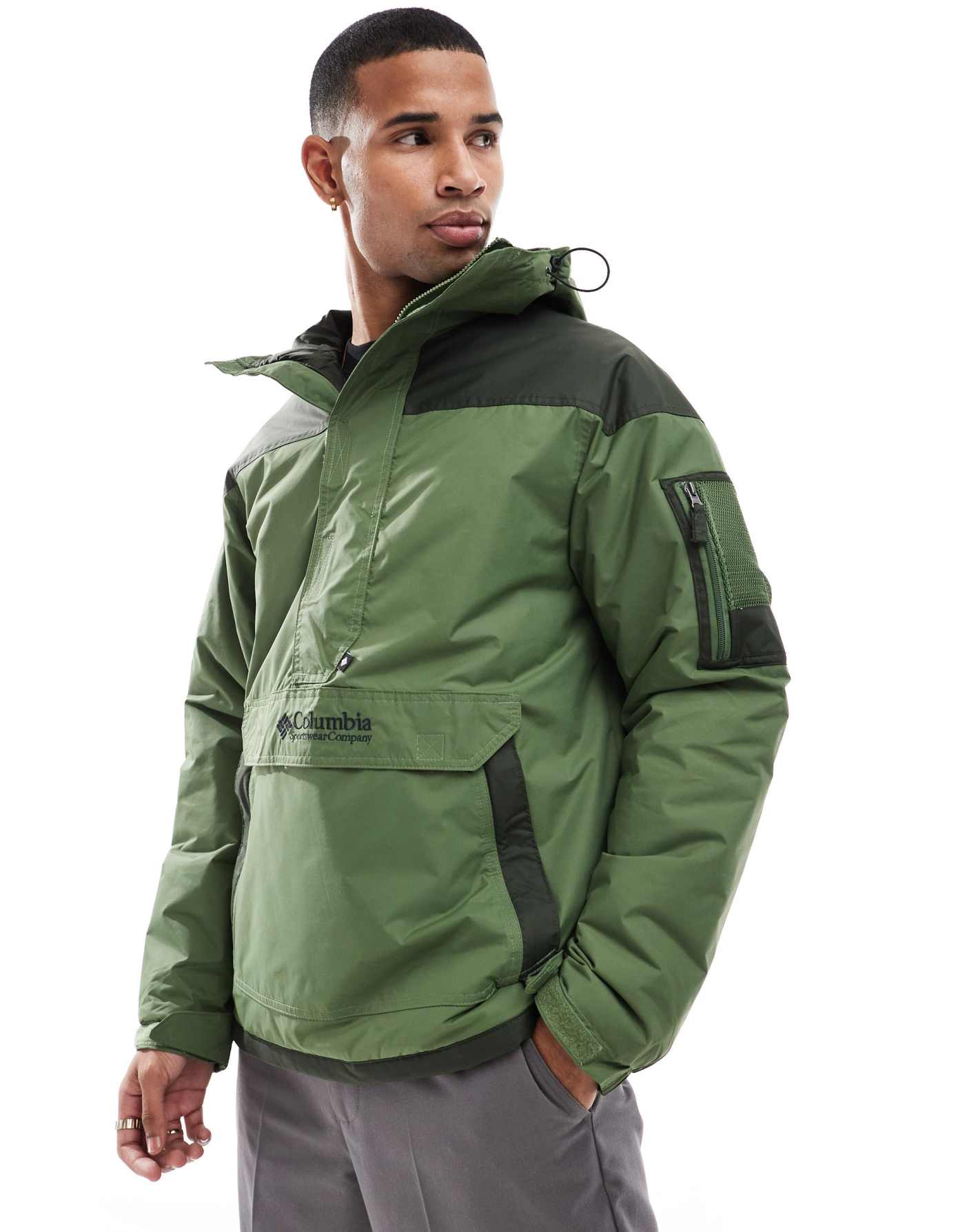 Columbia Challenger II insulated pullover in green