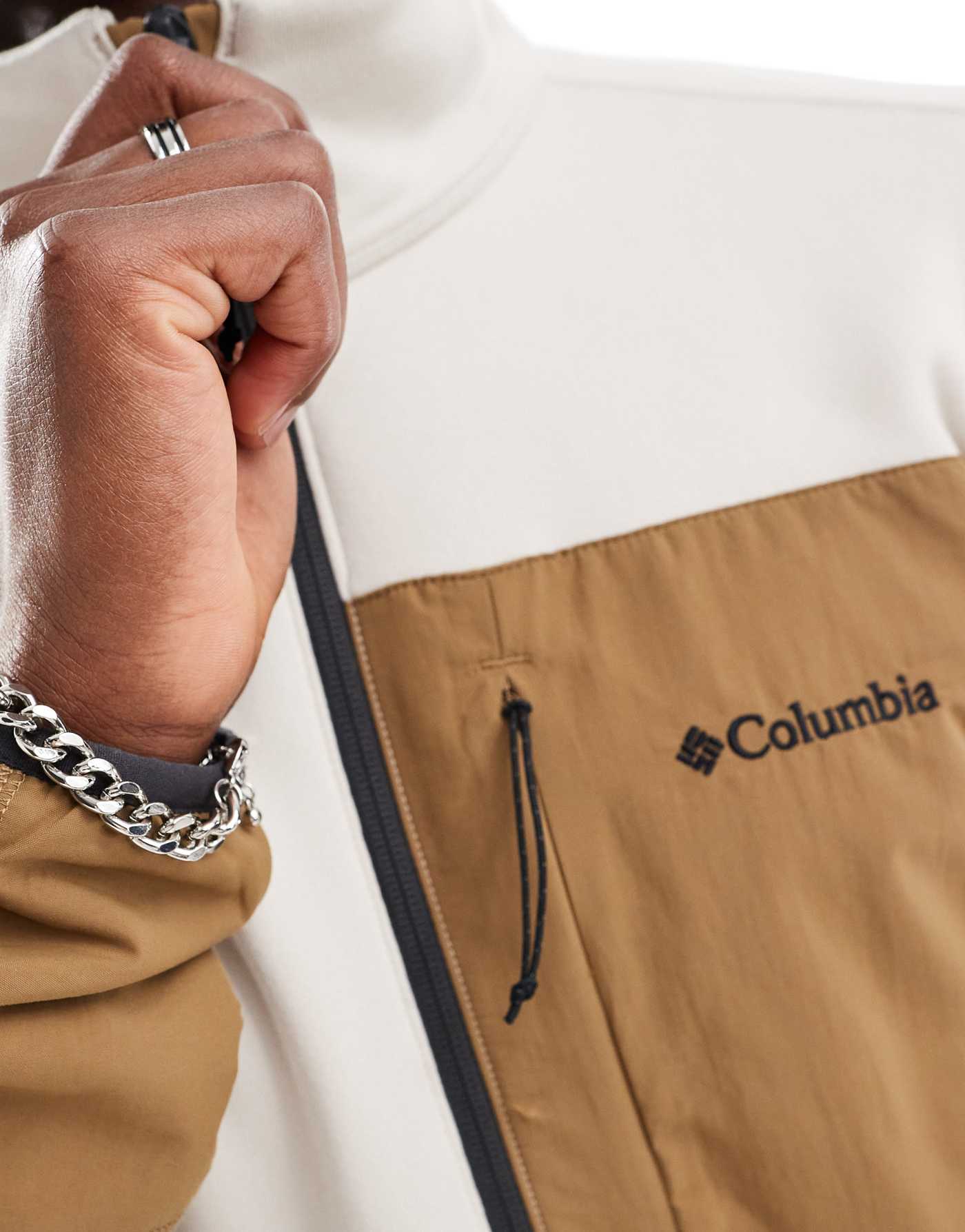 Columbia Columbia Hike half zip fleece in brown