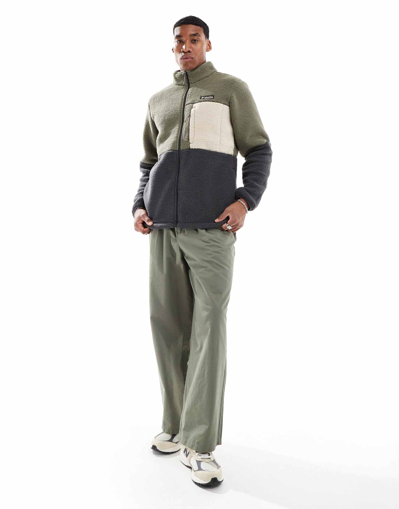 Columbia Mountainside heavyweight fleece in green