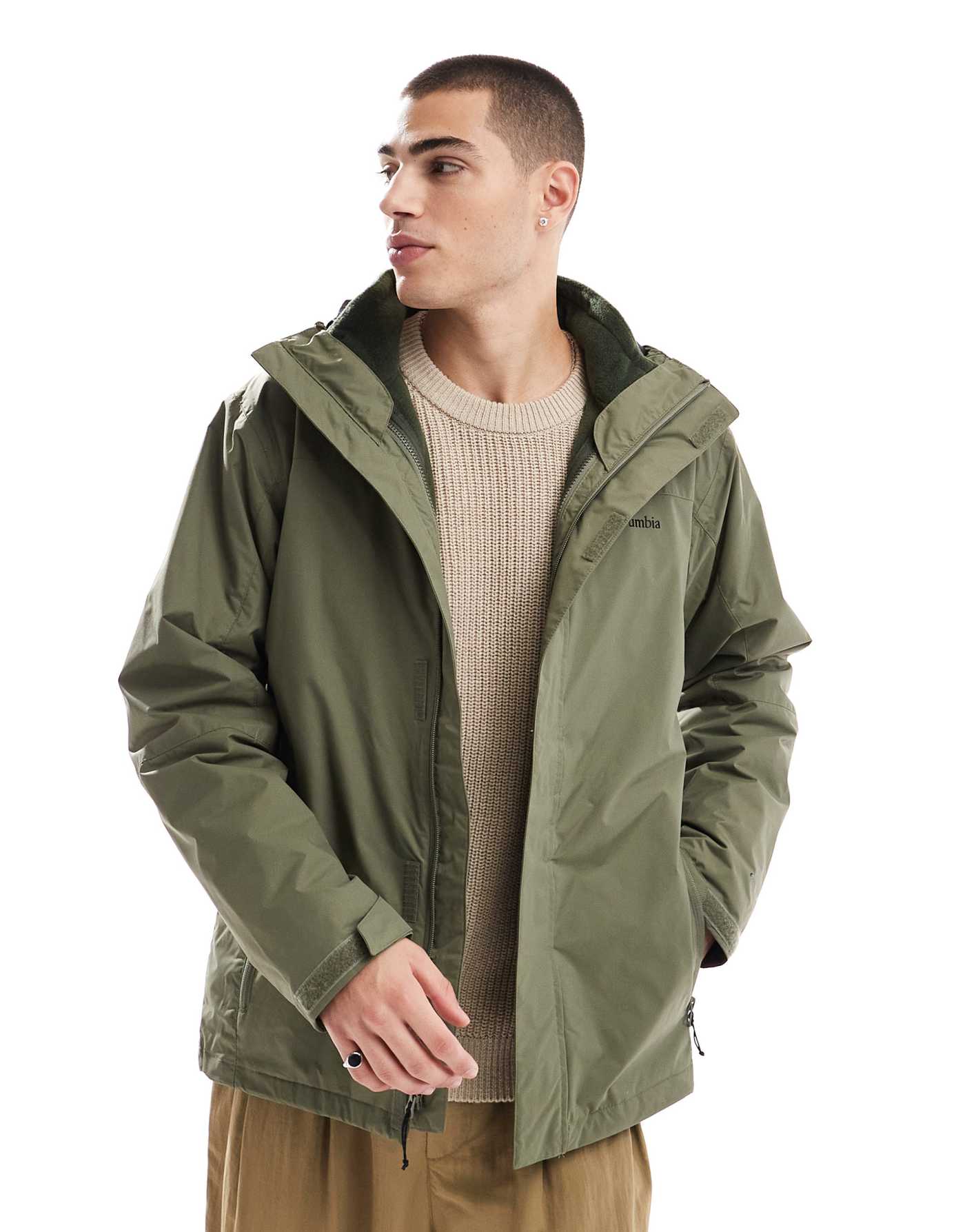 Columbia Tunnel Falls II interchange jacket in green