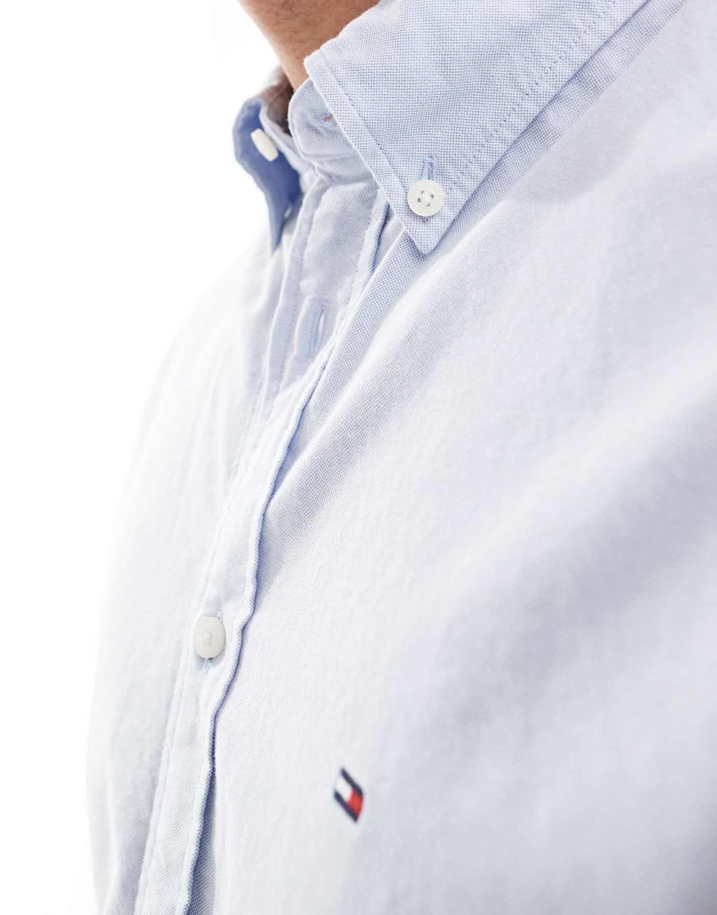 Tommy Hilfiger regular fit oxford shirt in pale blue