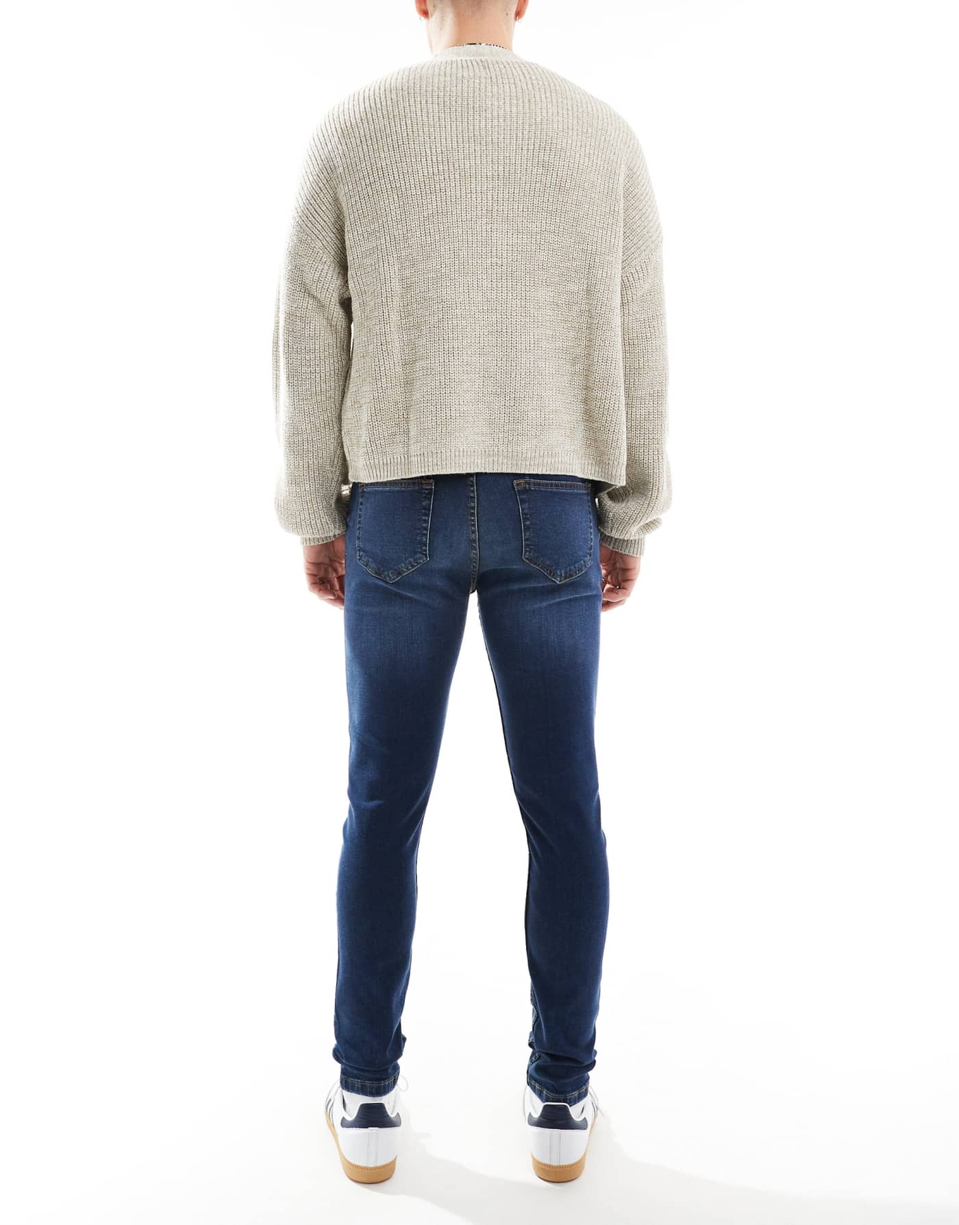 DTT stretch skinny jeans in indigo