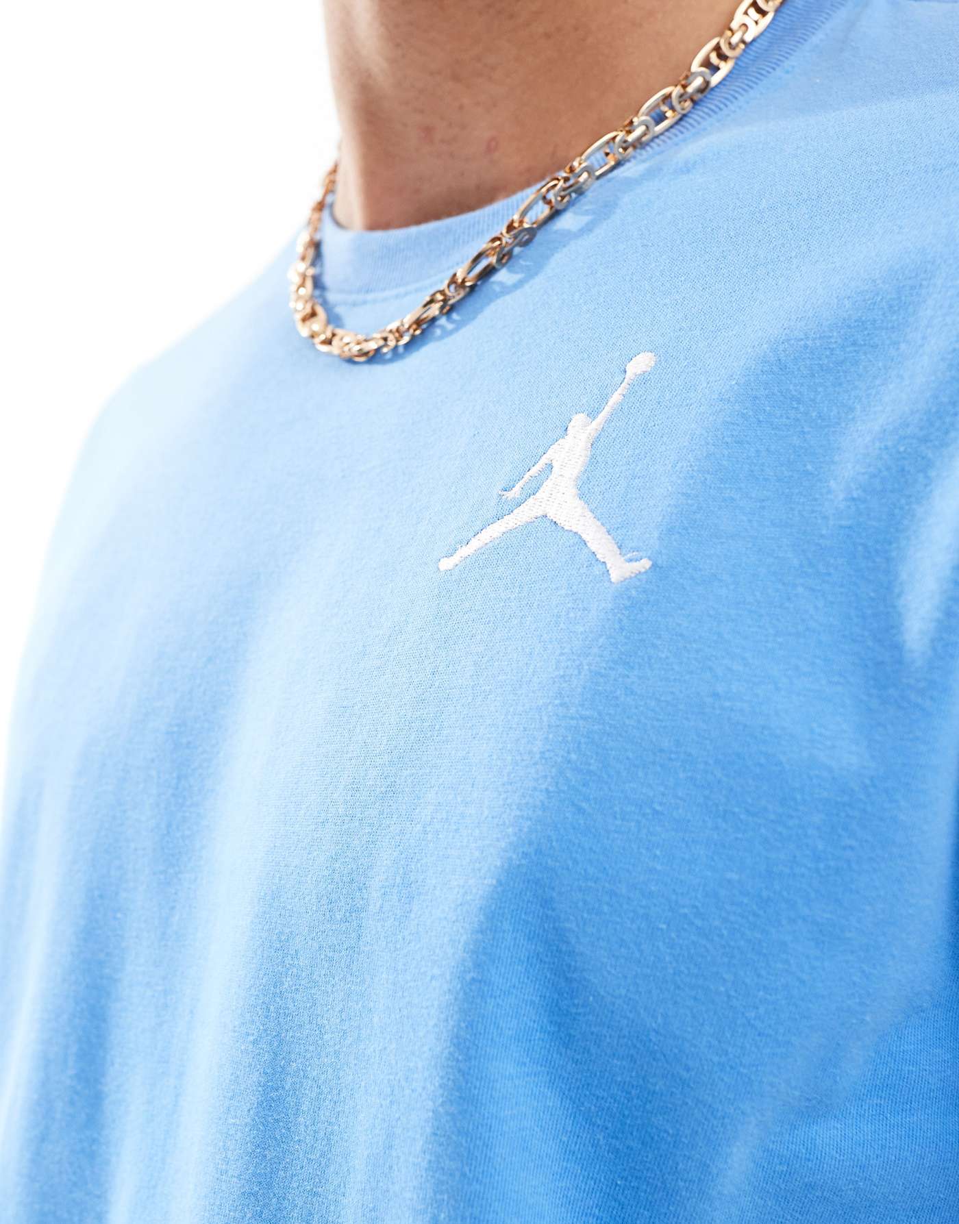 Jordan Jumpman chest logo t-shirt in blue