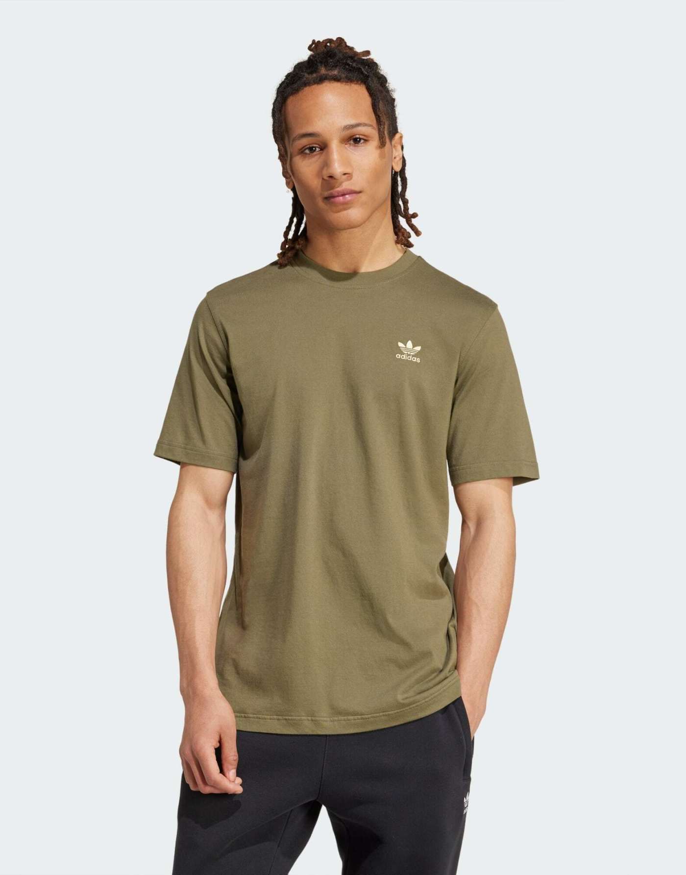 adidas Originals essential t-shirt in olive strata