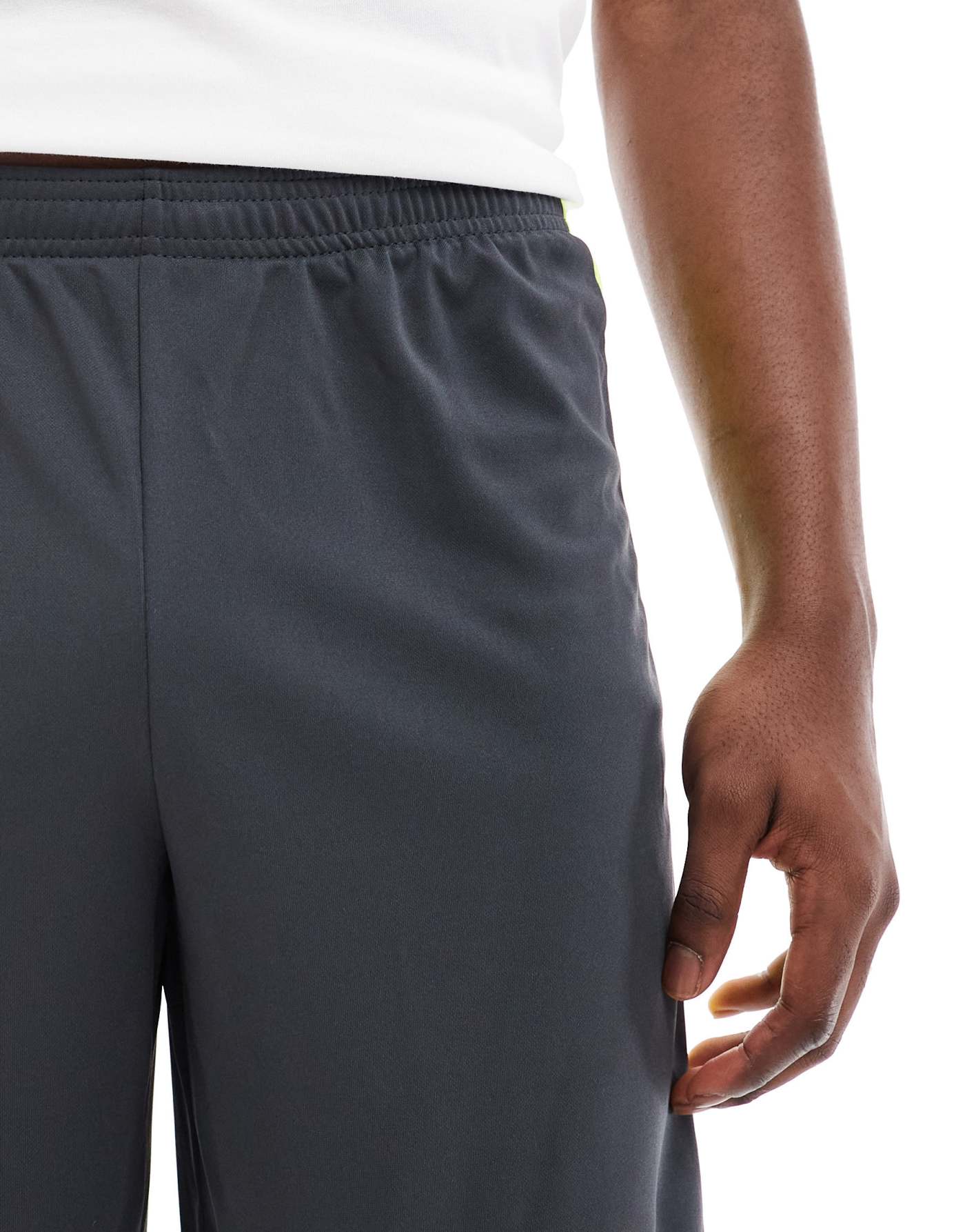 Nike Football Academy 23 shorts in charcoal and green