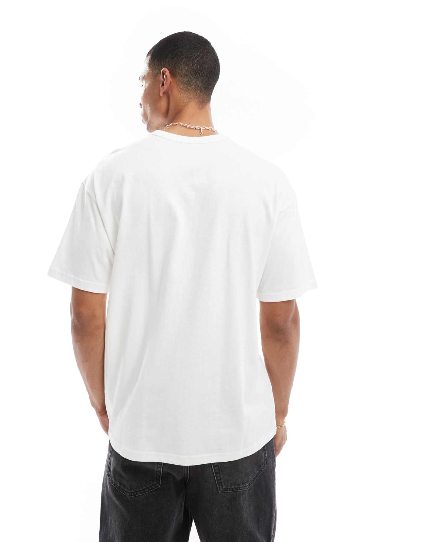 Nike centre patch logo t-shirt in white