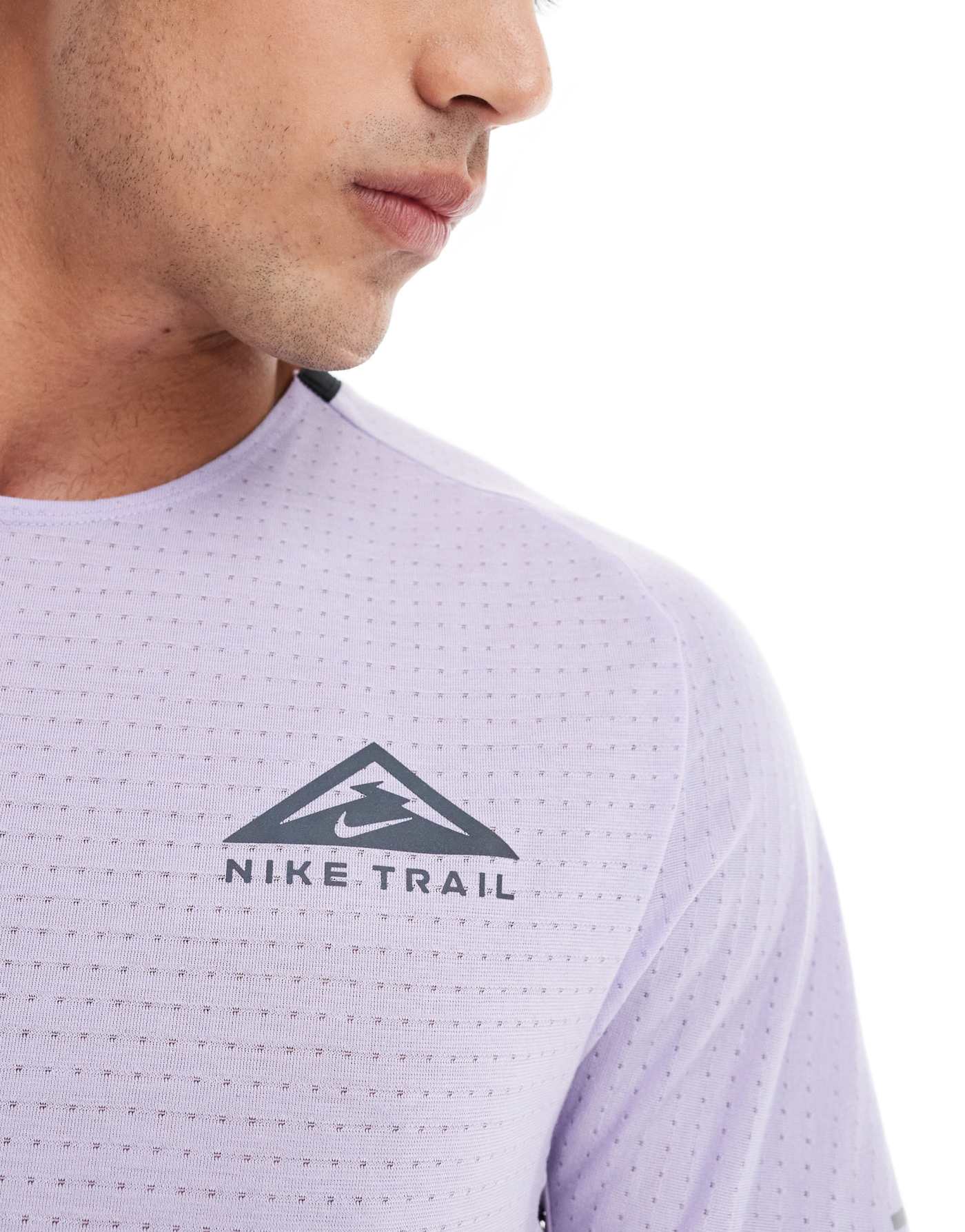 Nike Running Trail Solar Chase t-shirt in purple