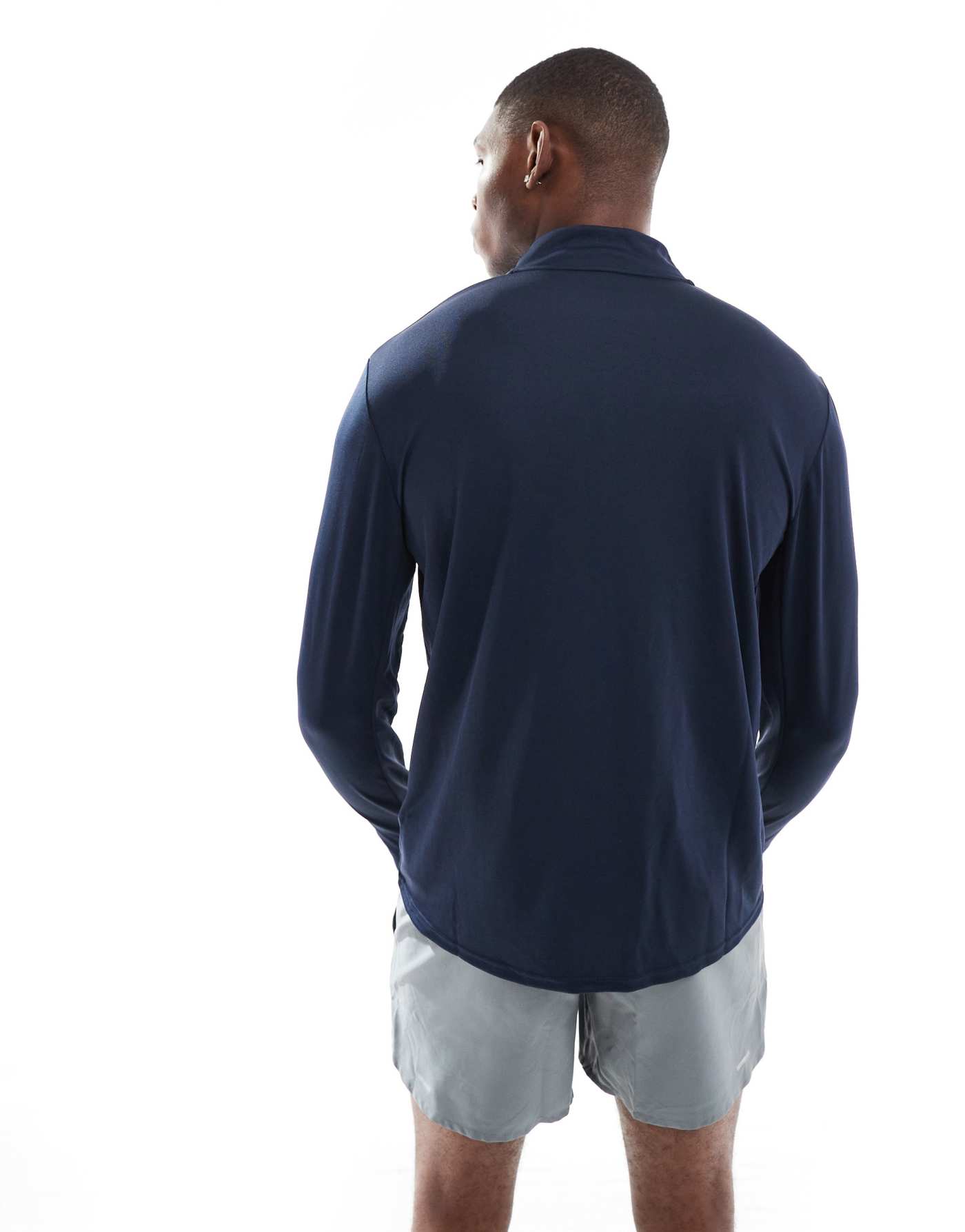 Nike Running Pacer Dri-FIT half zip top in navy