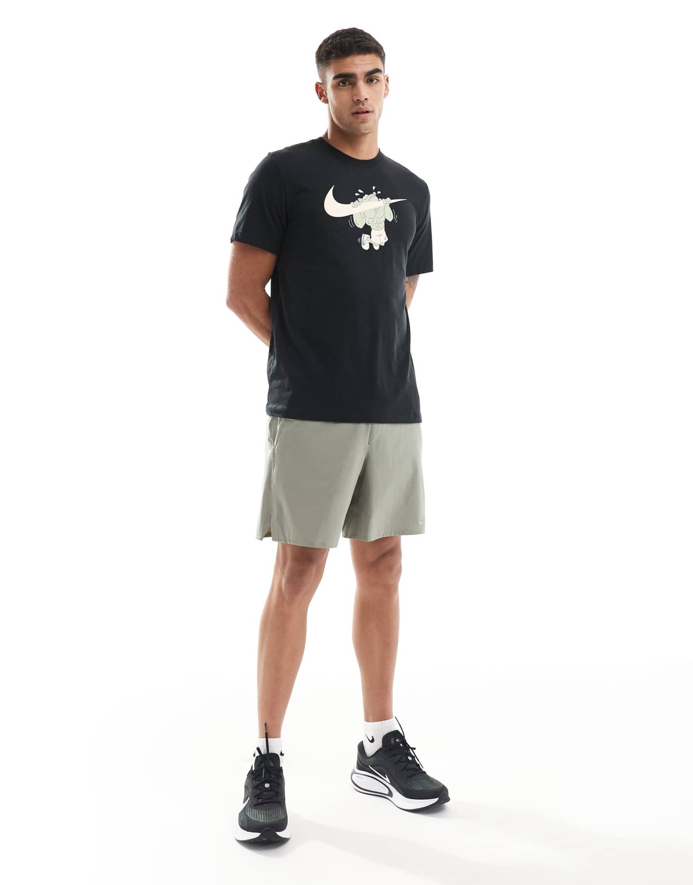 Nike Training Pull Up graphic t-shirt in black