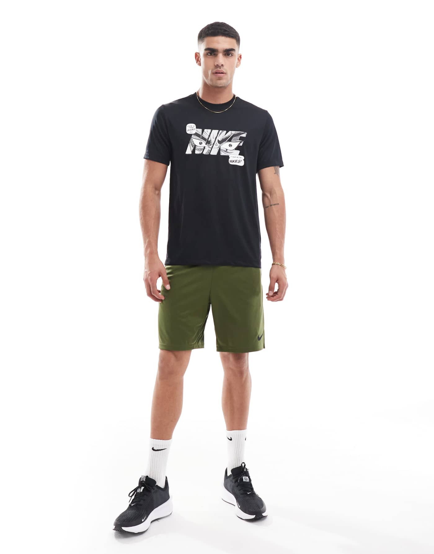 Nike Training graphic t-shirt in black