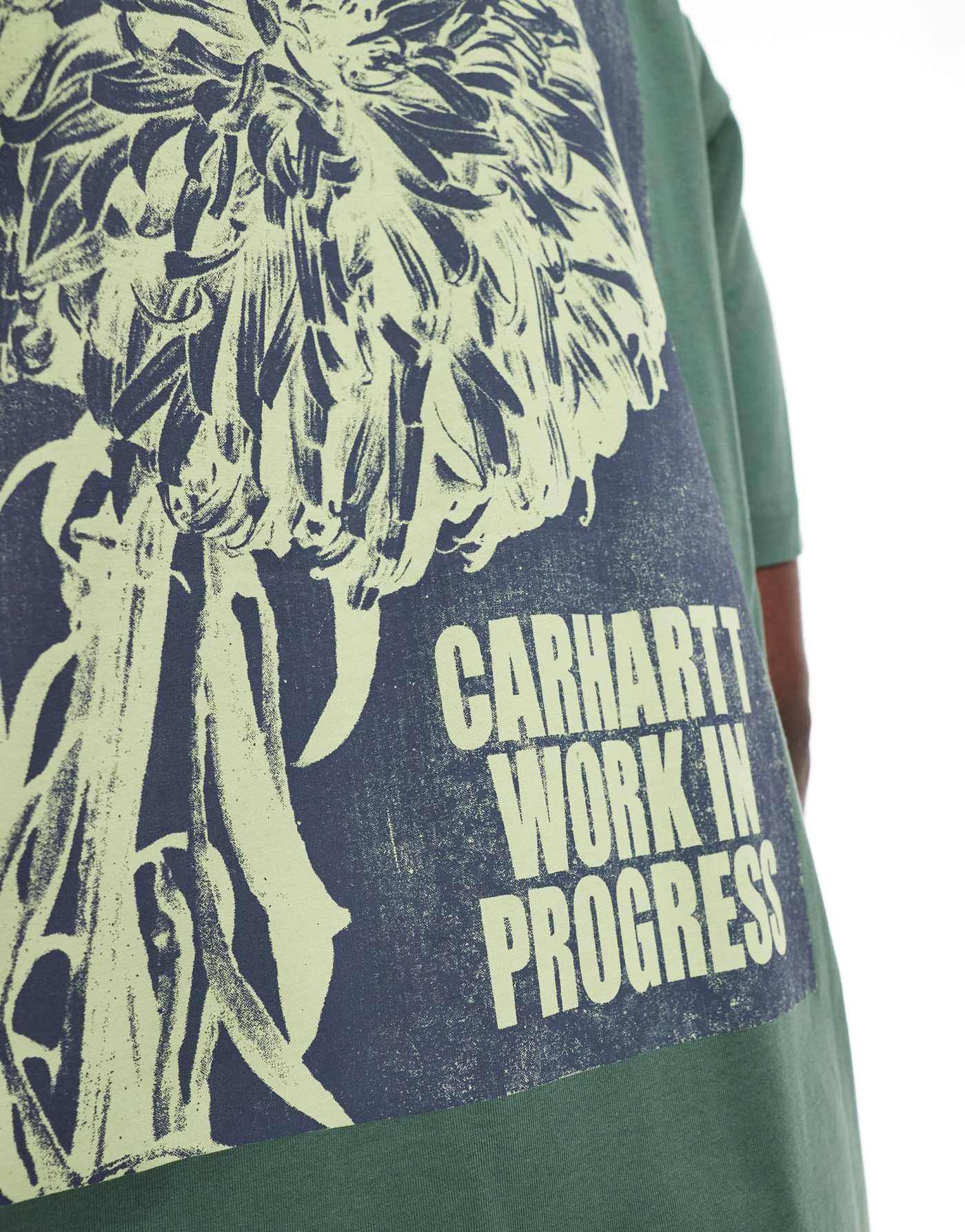 Carhartt WIP chrysanthemum t-shirt in green