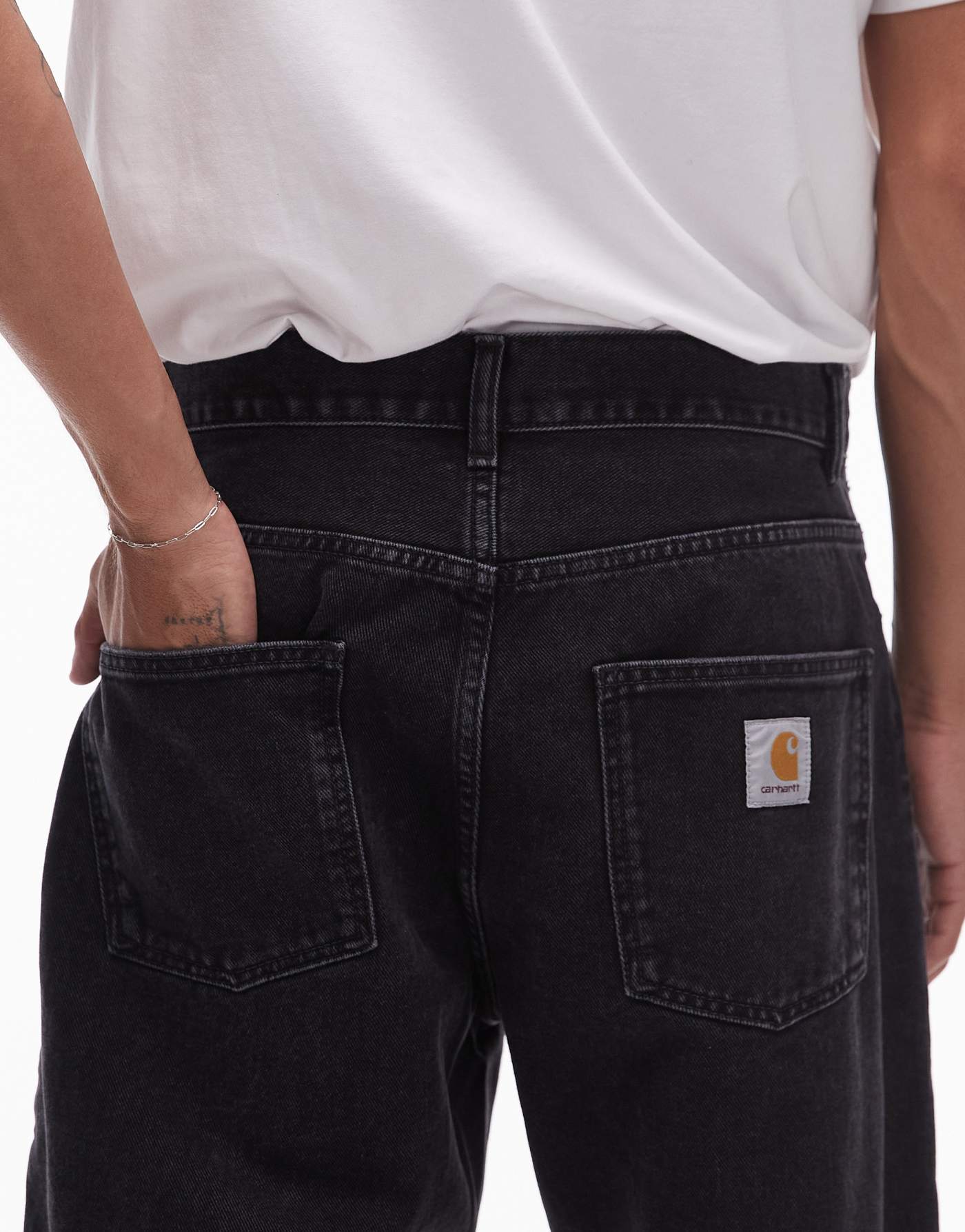 Carhartt WIP newel relaxed fit jeans in black