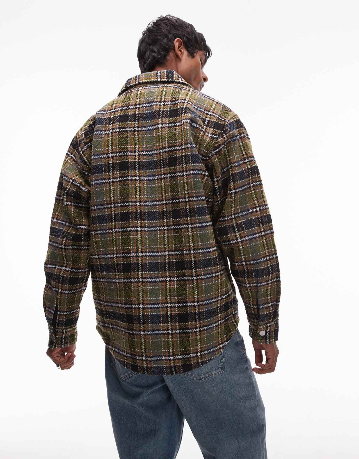 Carhartt WIP stroy checked shirt in multi brown