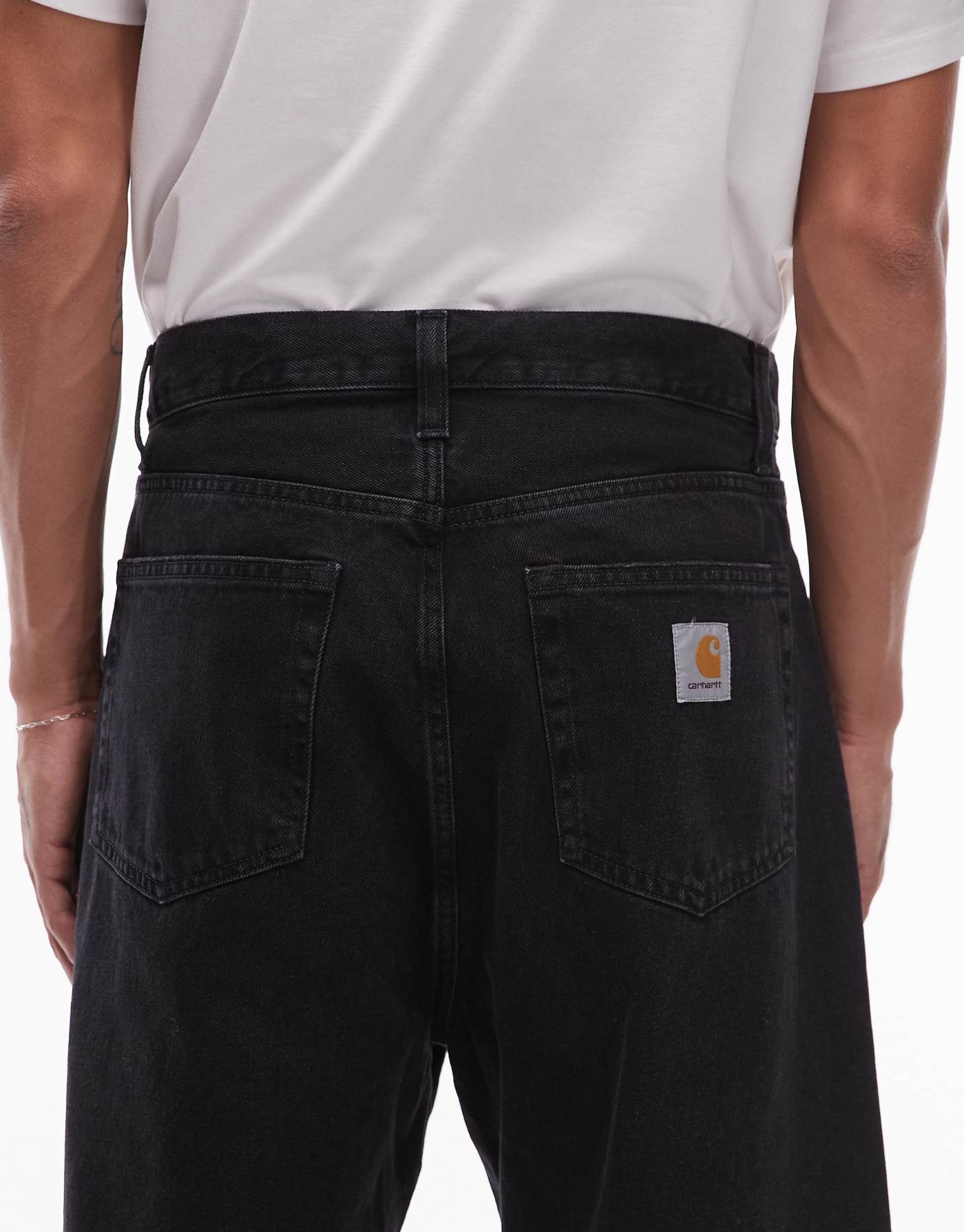 Carhartt WIP landon loose fit jeans in black