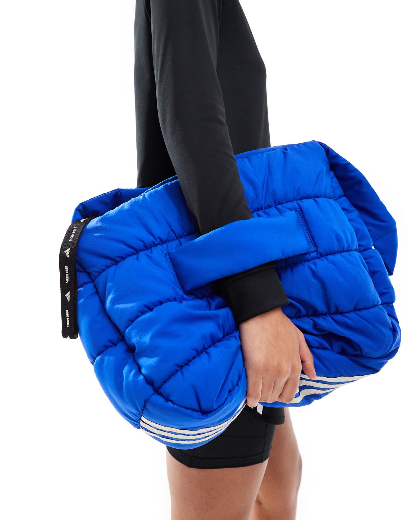 adidas Performance quilted bag in blue