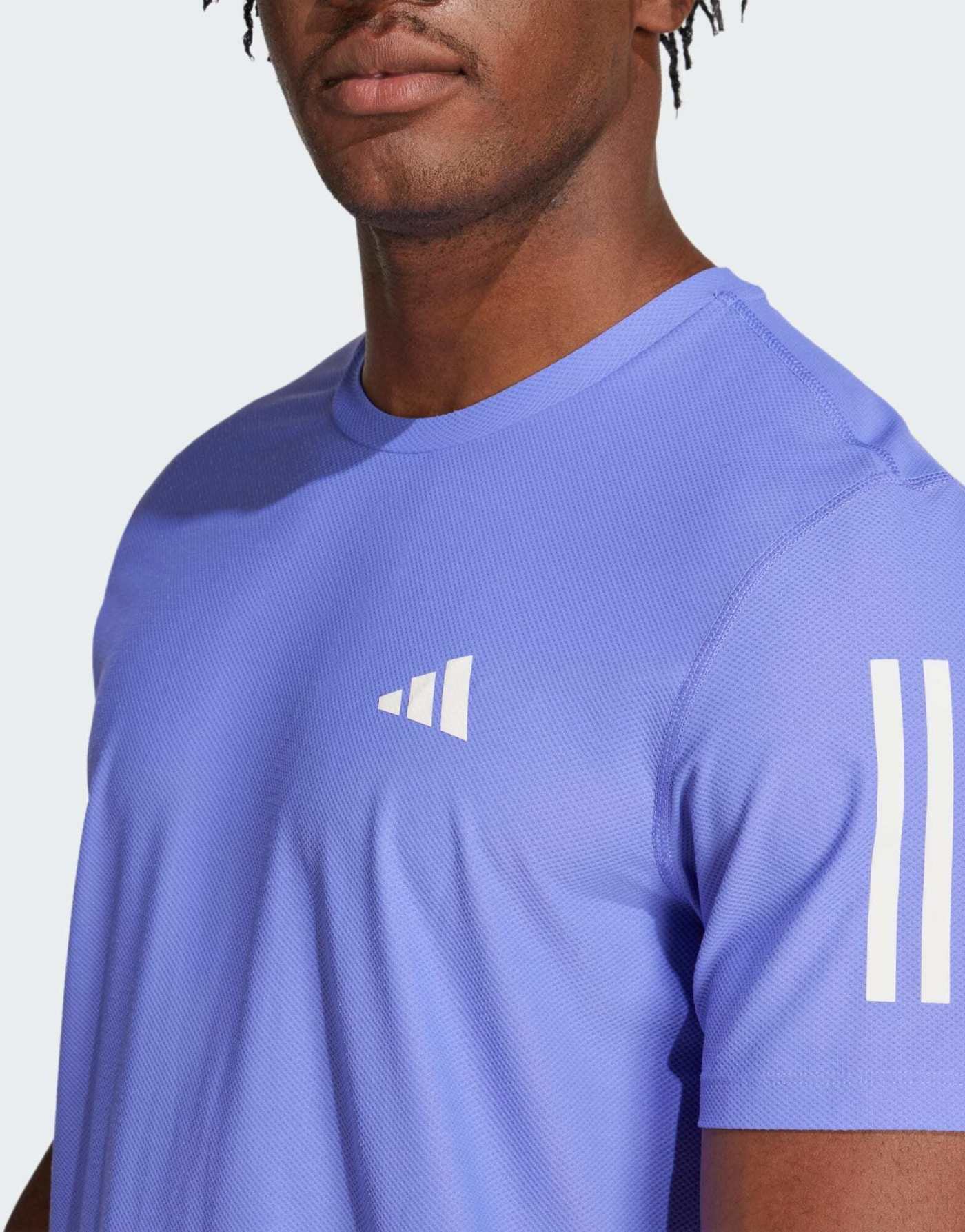 adidas Running Own The Run t-shirt in blue