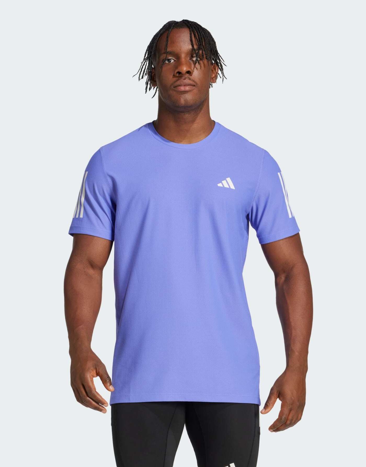 adidas Running Own The Run t-shirt in blue