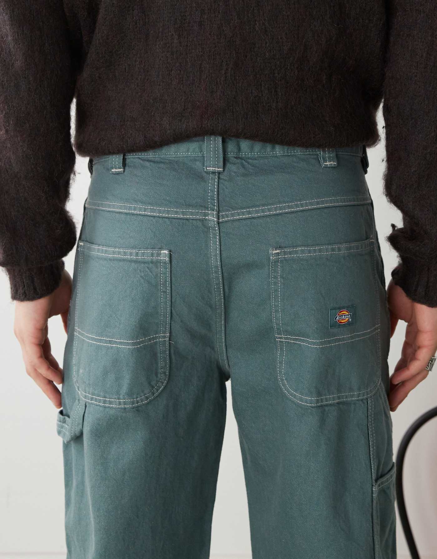 Dickies seasonal denim carpenter jeans in dark green