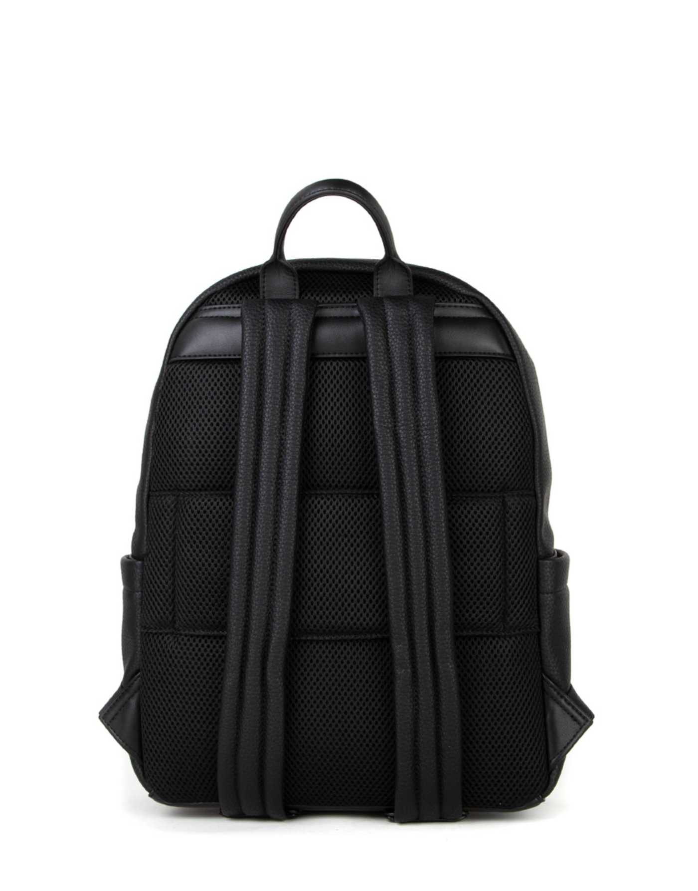 Valentino Efeo backpack with front zip pocket in black