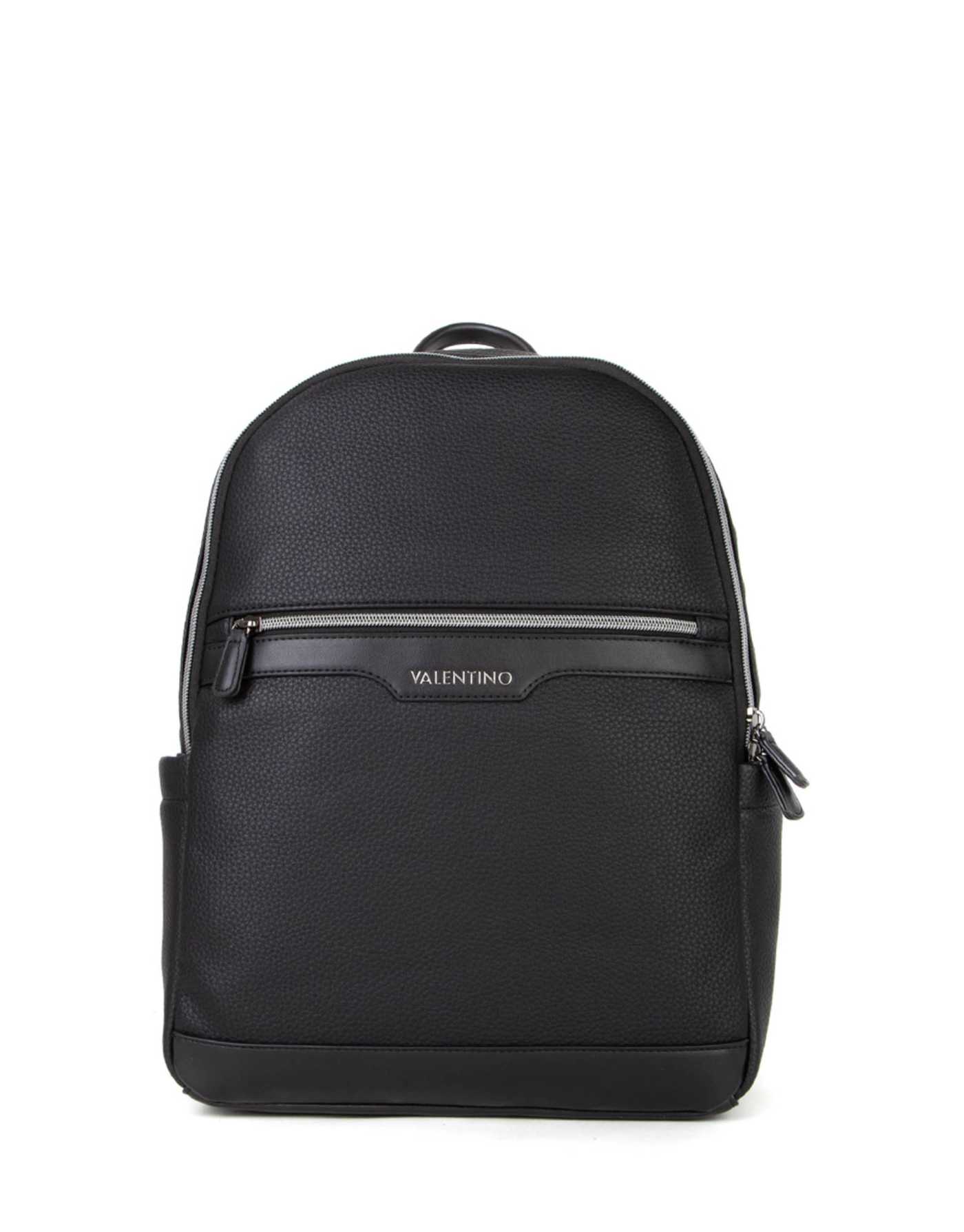 Valentino Efeo backpack with front zip pocket in black