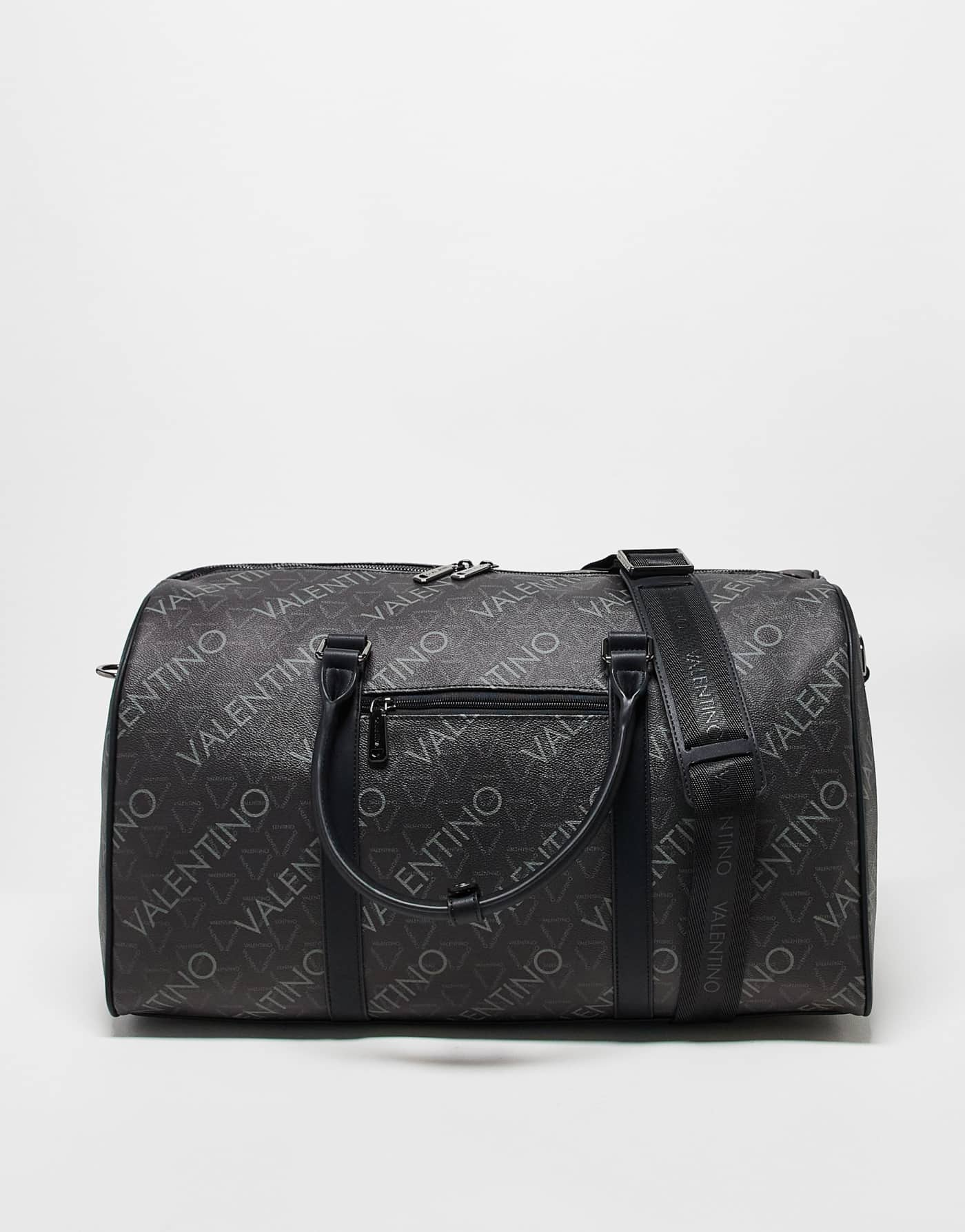 Valentino Zefir all over print duffle bag in black