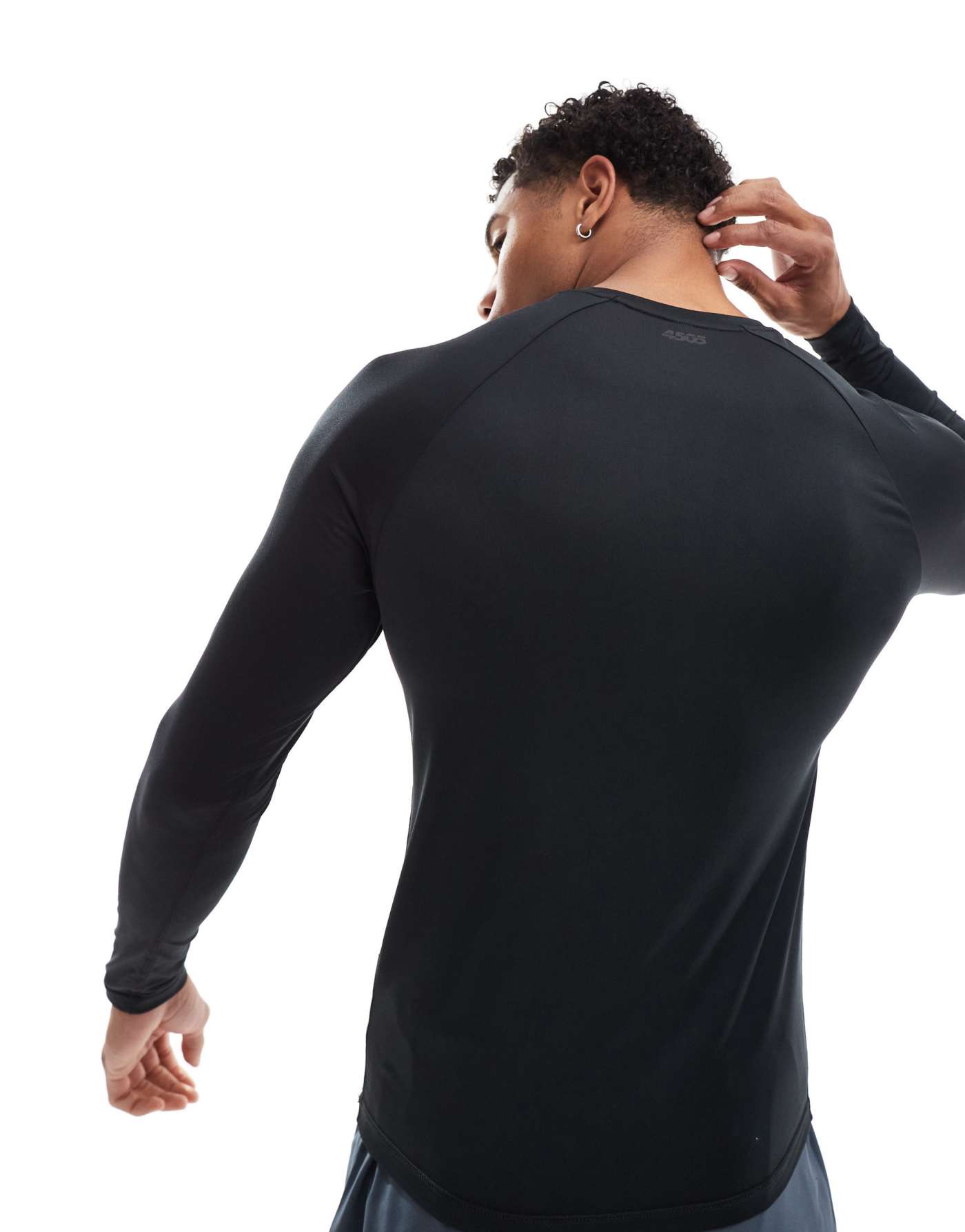 ASOS 4505 Icon training long sleeve muscle fit base layer in black