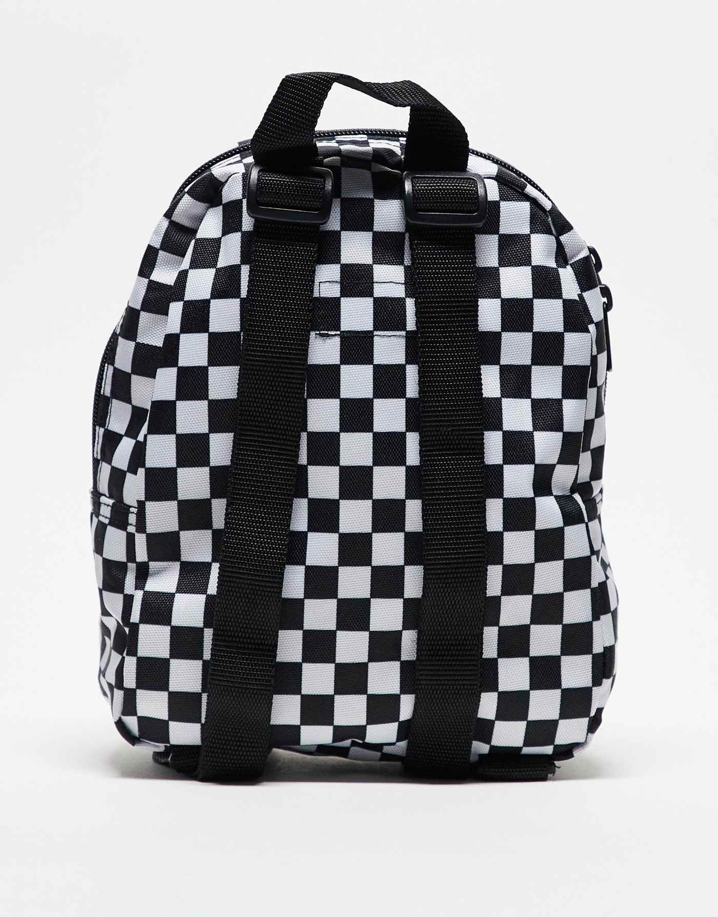 Vans got this mini backpack in black and white