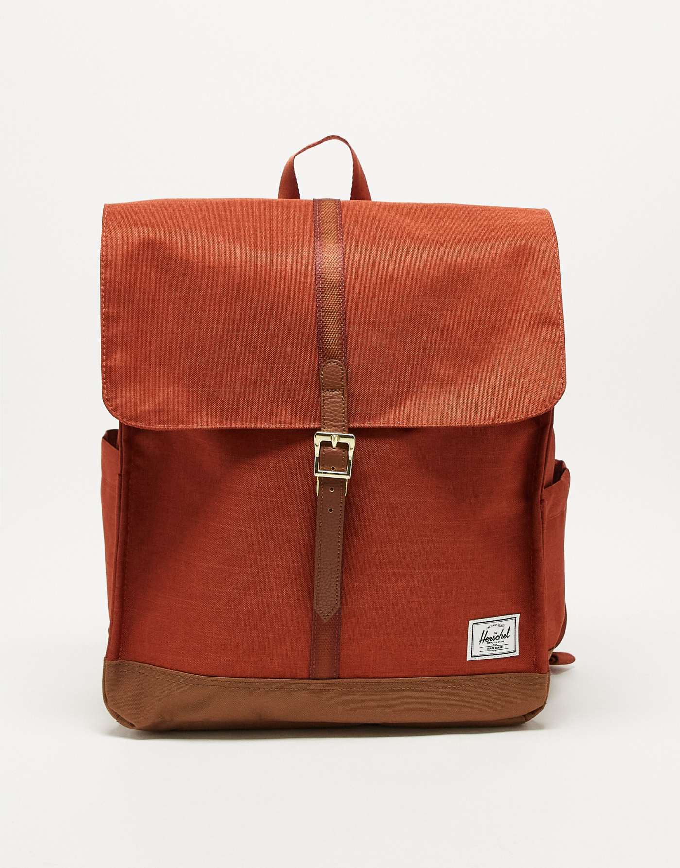 Herschel Supply Co city backpack with laptop sleeve in rust