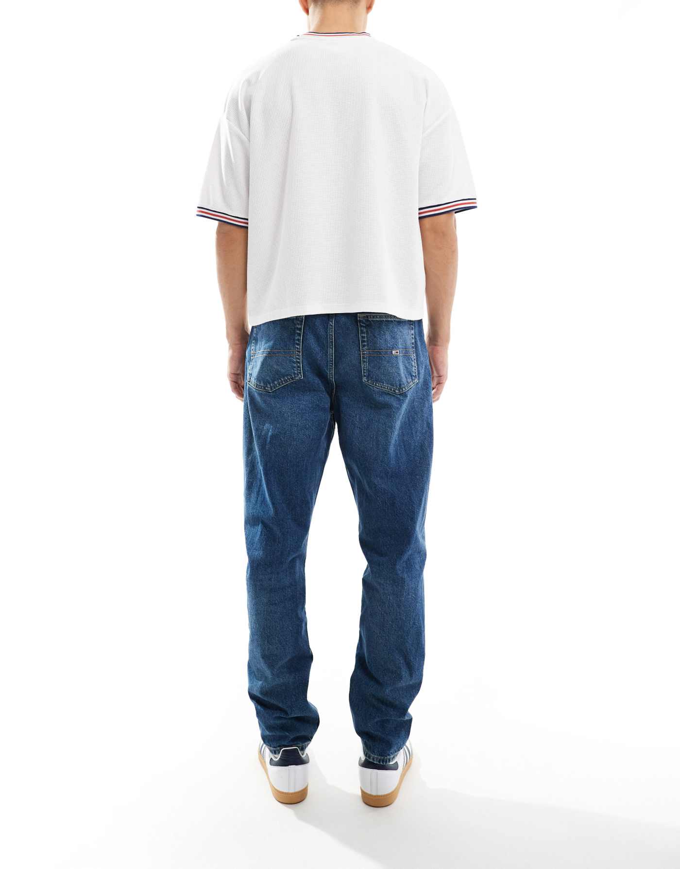 Tommy Jeans Isaac relaxed tapered jeans in dark wash