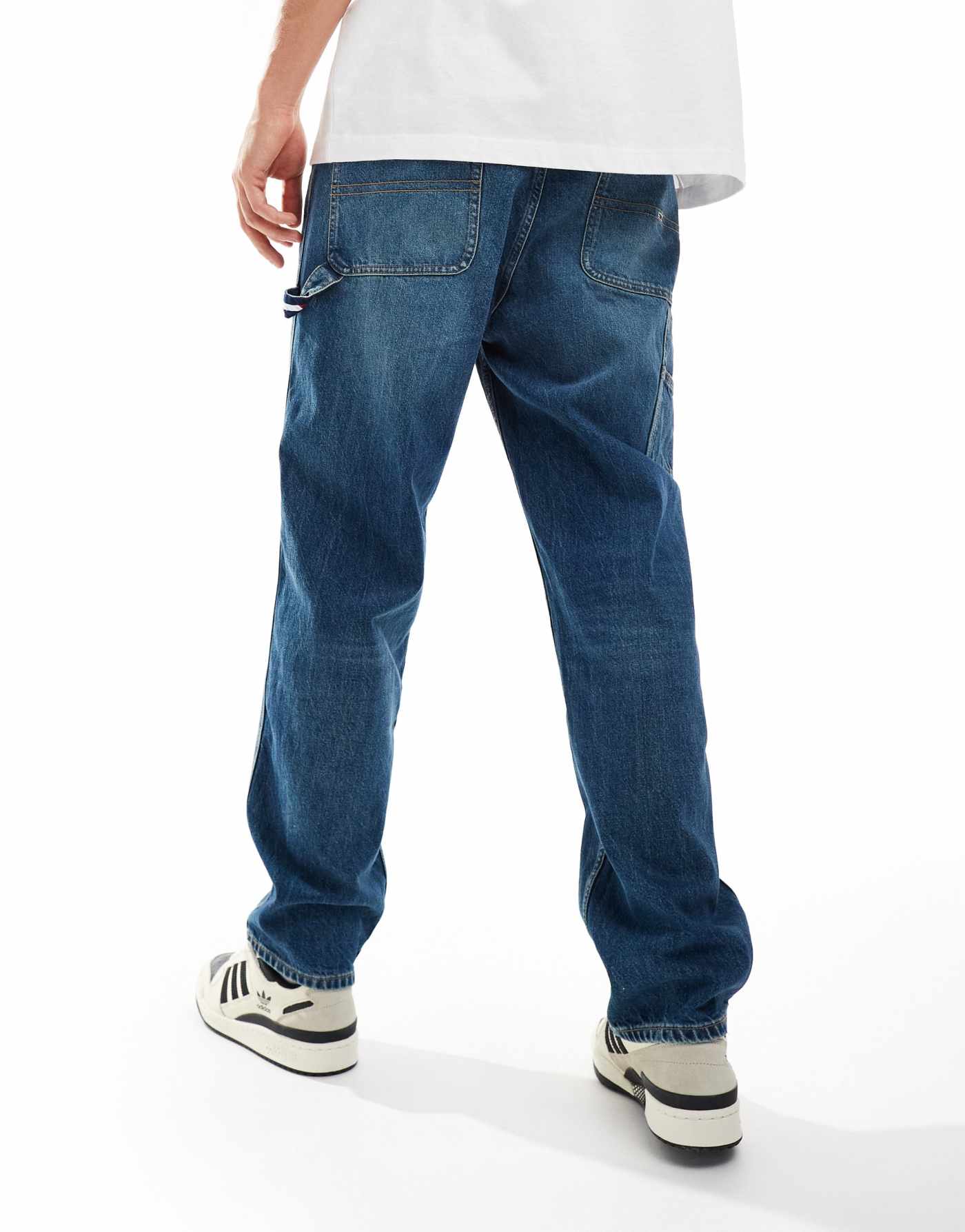 Tommy Jeans Skater carpenter jeans in dark denim